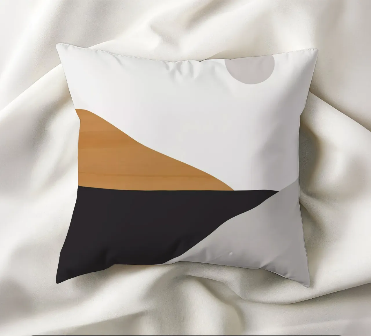 Paesaggio d'arte minimale 3 cuscino da ThingDesign