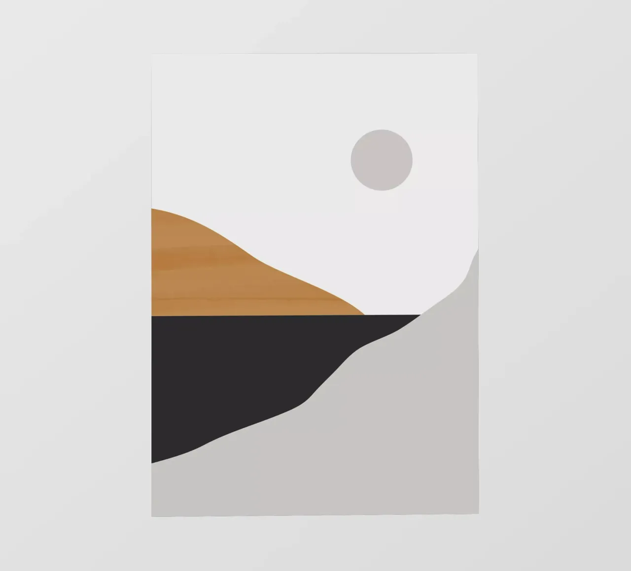 Paesaggio d'arte minimale 3 pellicola backlit da ThingDesign