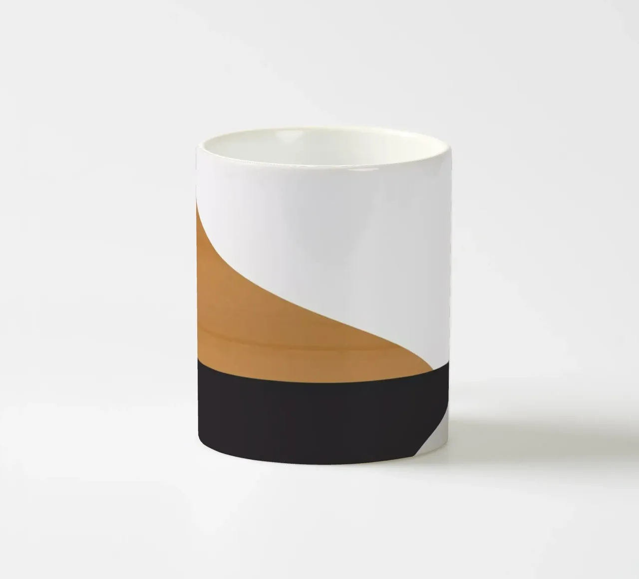 Paesaggio d'arte minimale 3 tazza in ceramica da ThingDesign