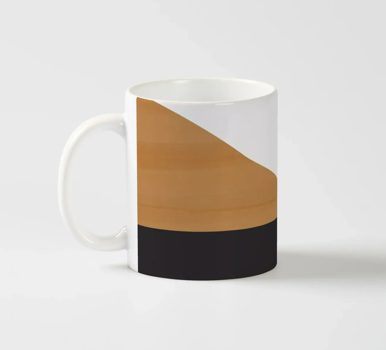 Paesaggio d'arte minimale 3 tazza in ceramica da ThingDesign