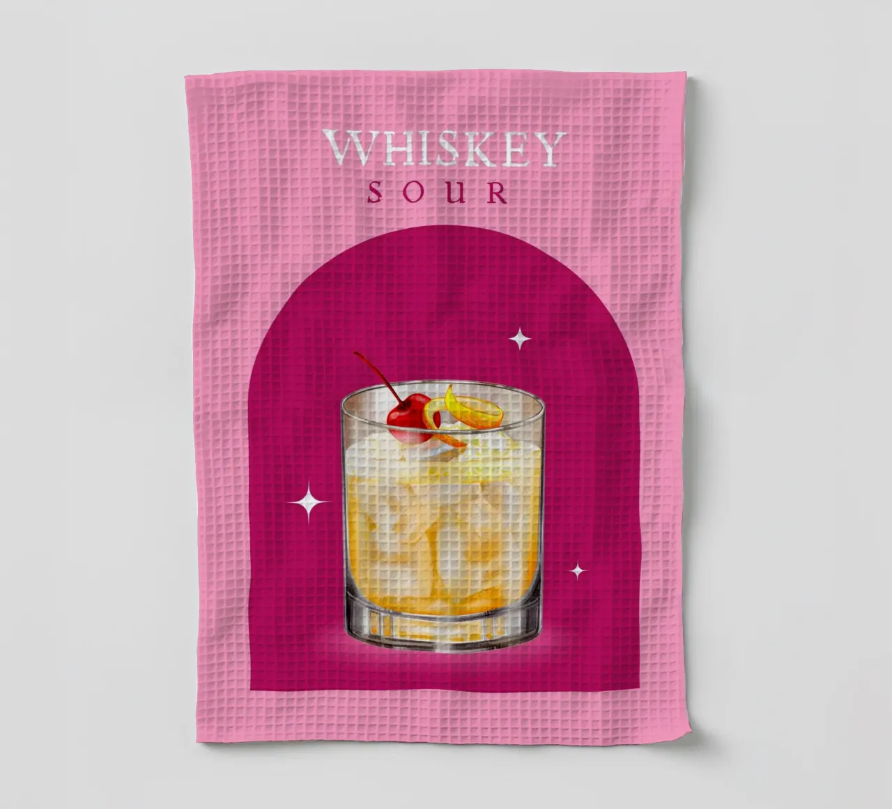 WHISKEY SOUR torchon de ArtDesign by KBK