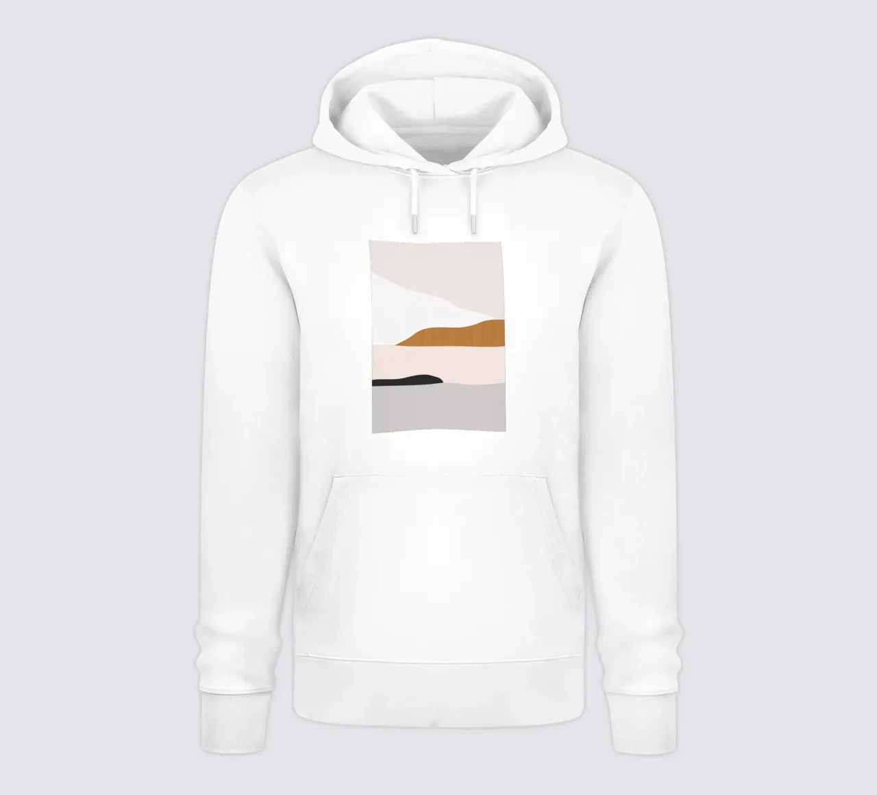 Paesaggio d'arte minimale 2 felpa con cappuccio da ThingDesign