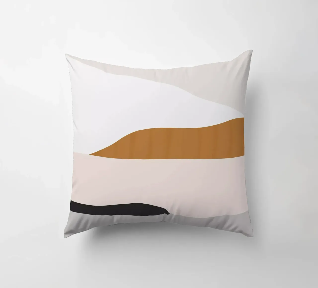 Minimal Art Landscape 2 decorative cushion by ThingDesign