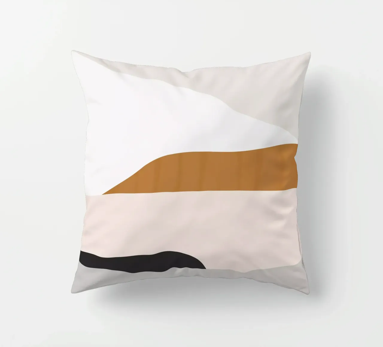 Minimal Art Landscape 2 decorative cushion by ThingDesign