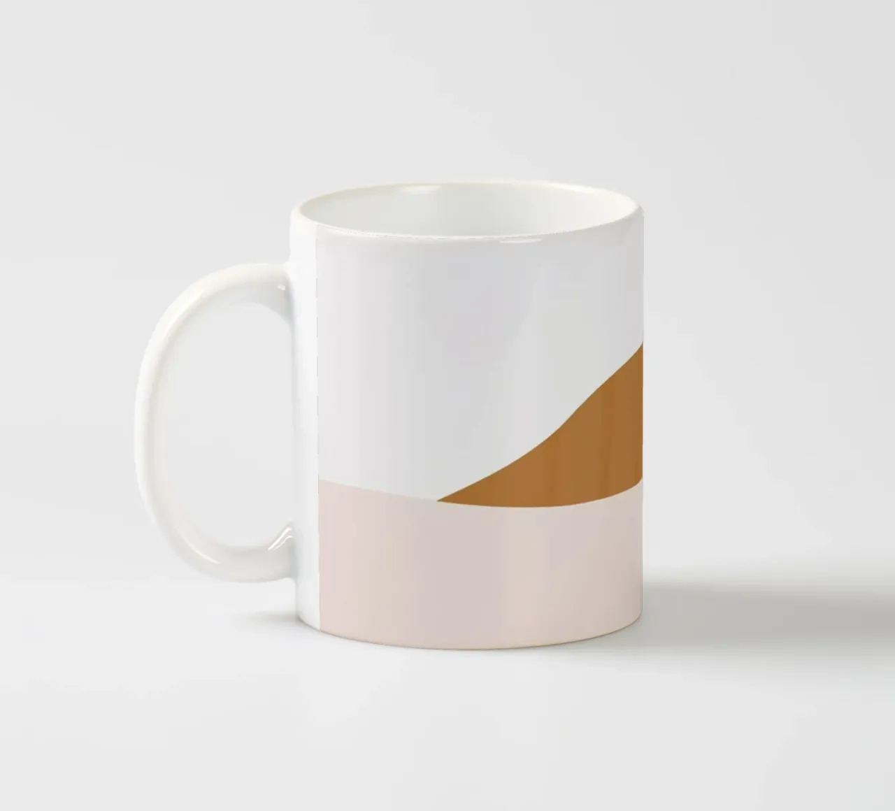 Paesaggio d'arte minimale 2 tazza in ceramica da ThingDesign