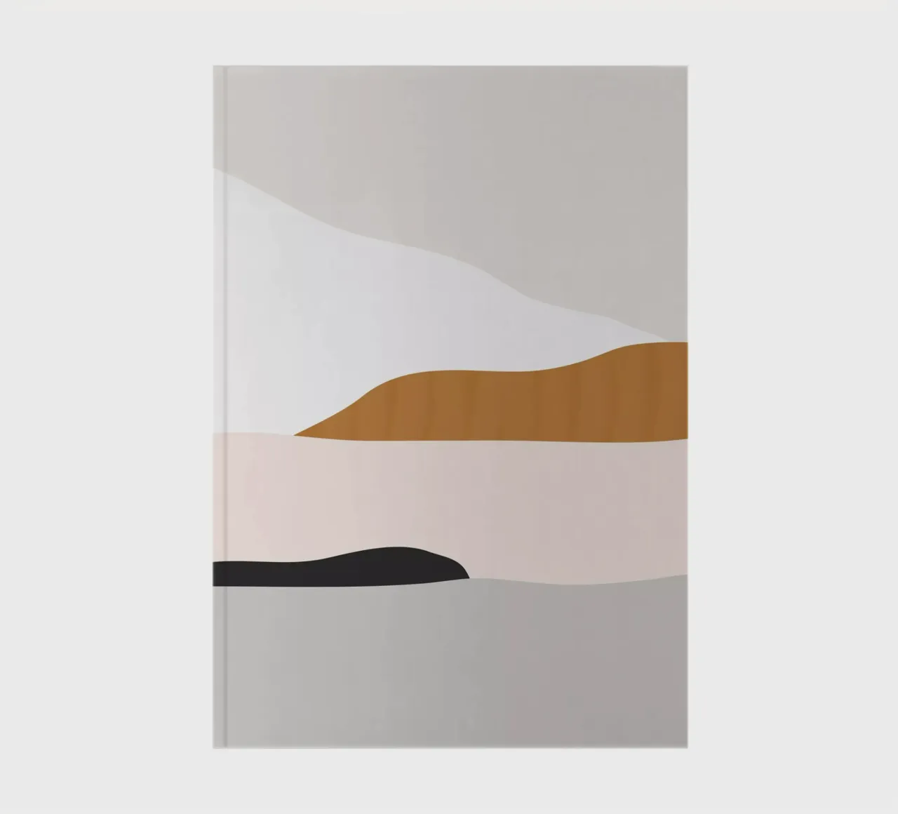 Minimal Art Landscape 2 notebook by ThingDesign