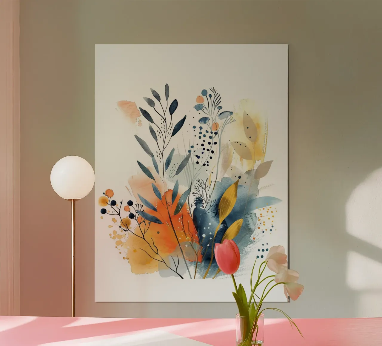 Boho Astratto 1a poster da Yaso Design Boho & Botanic