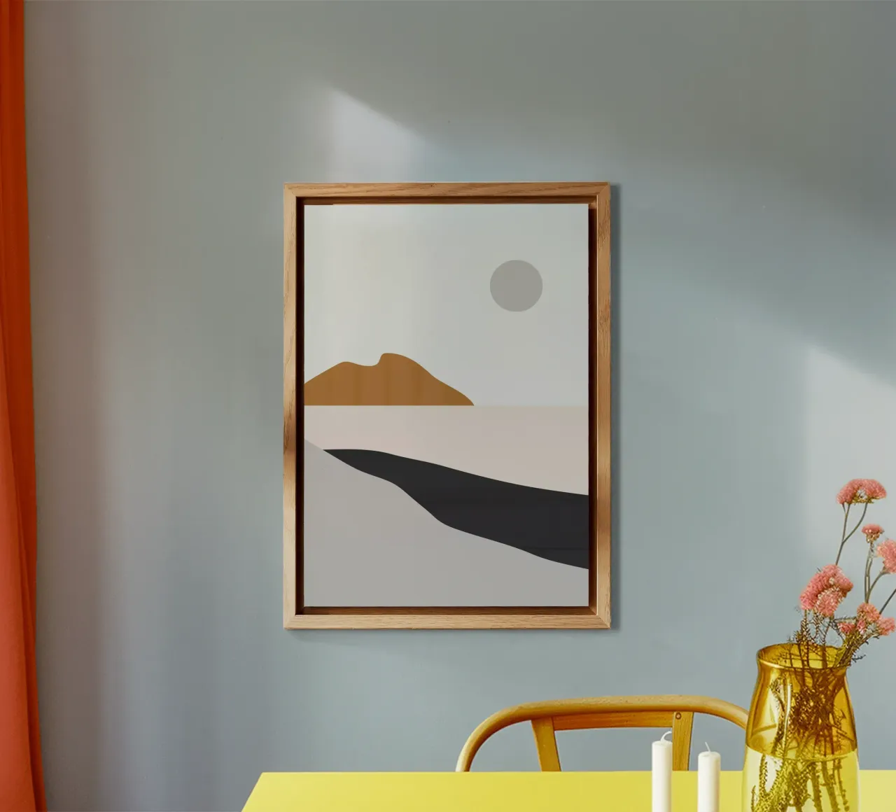 Minimal Art Landscape 3 alu-dibond by ThingDesign