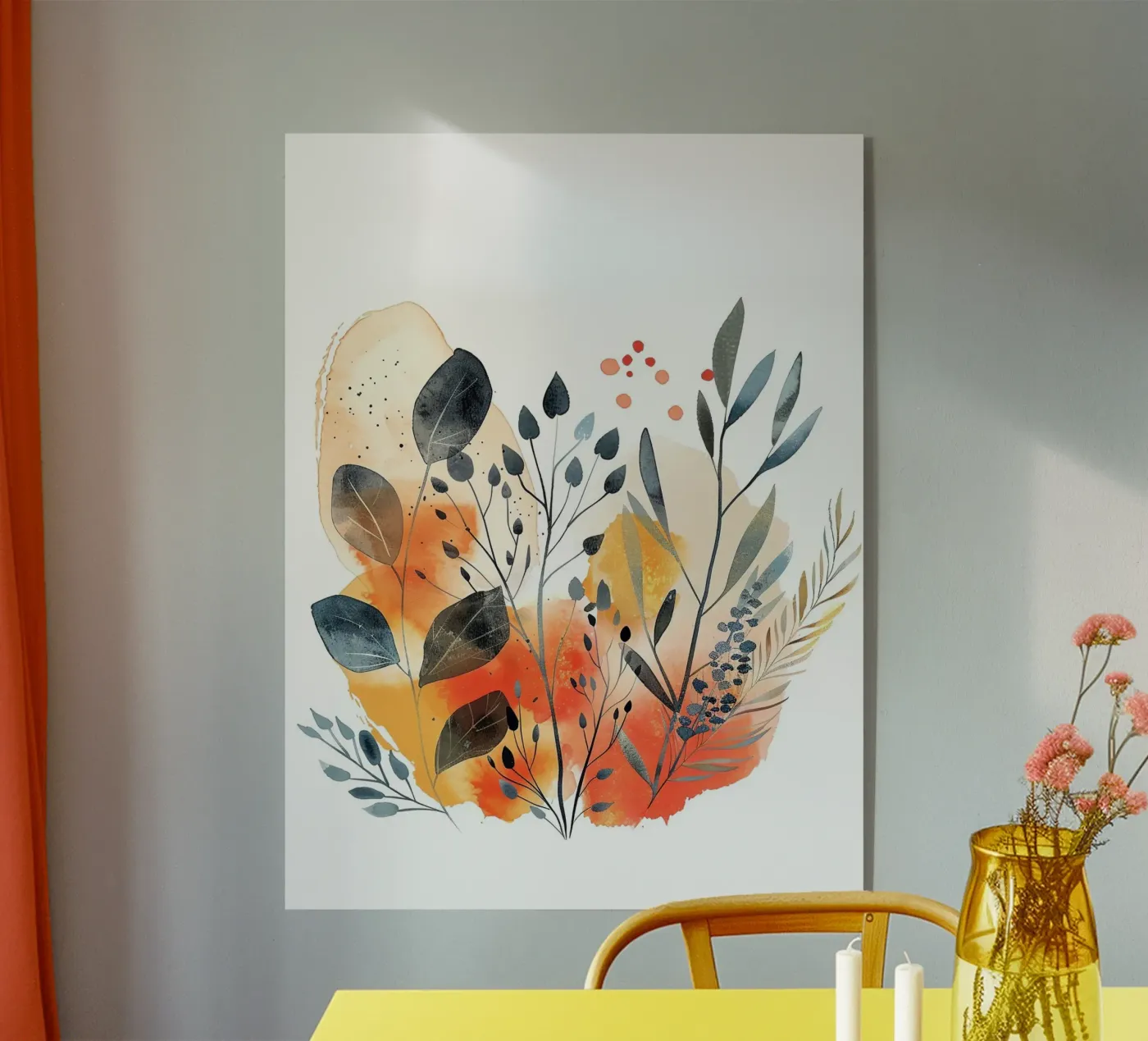 Boho Astratto 3a plexiglass da Yaso Design Boho & Botanic