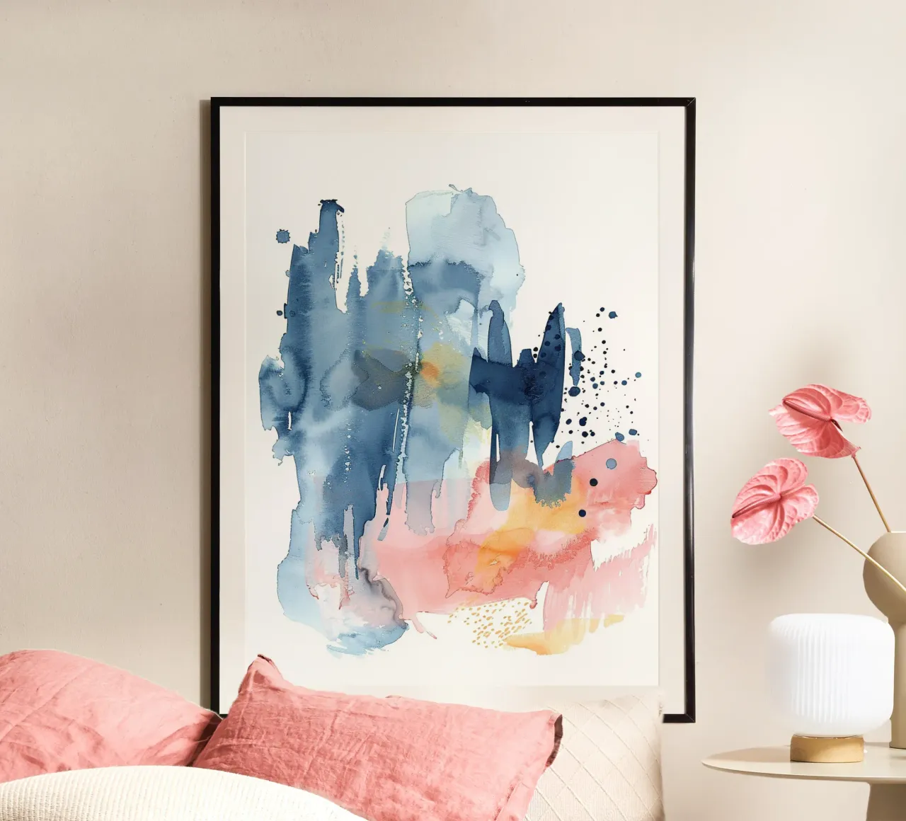 Boho Abstract 6a poster by Yaso Design Boho & Botanic