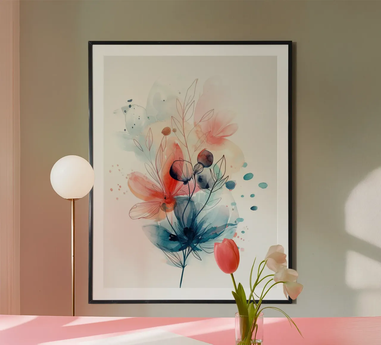 Boho Astratto 7a poster da Yaso Design Boho & Botanic