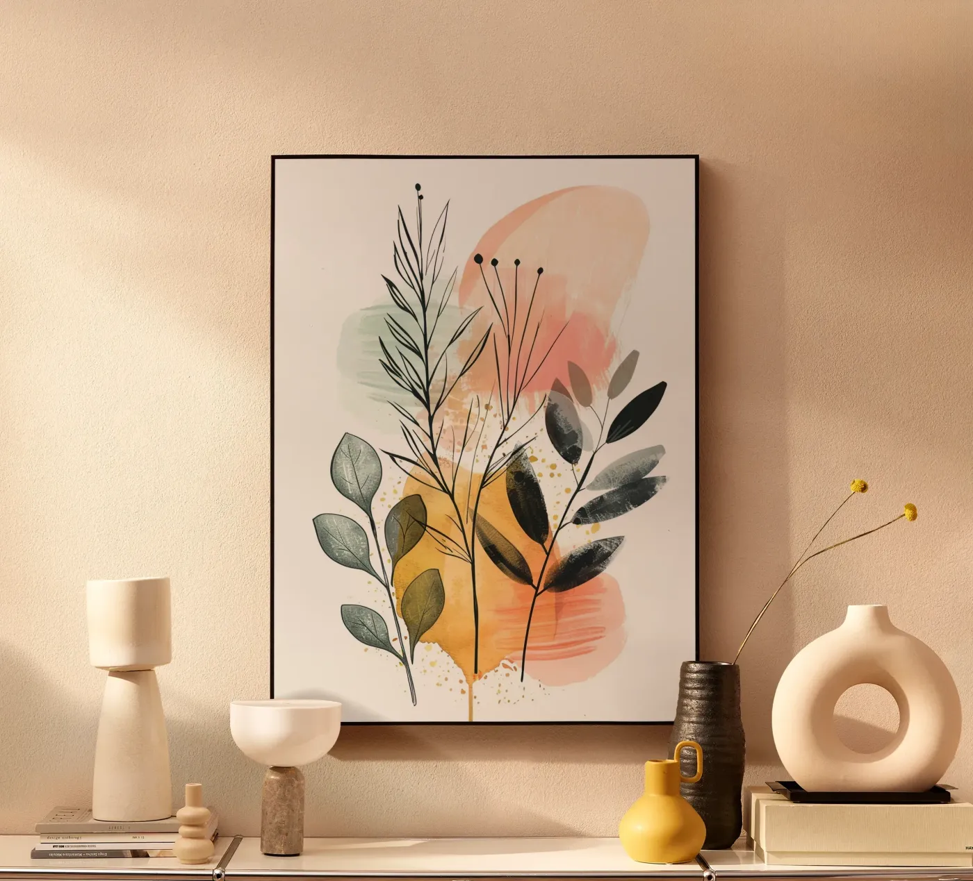 Boho Abstract 8a plexiglas de Yaso Design Boho & Botanic