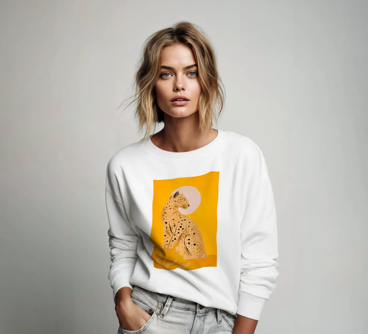 Leopard sweatshirt by ThingDesign