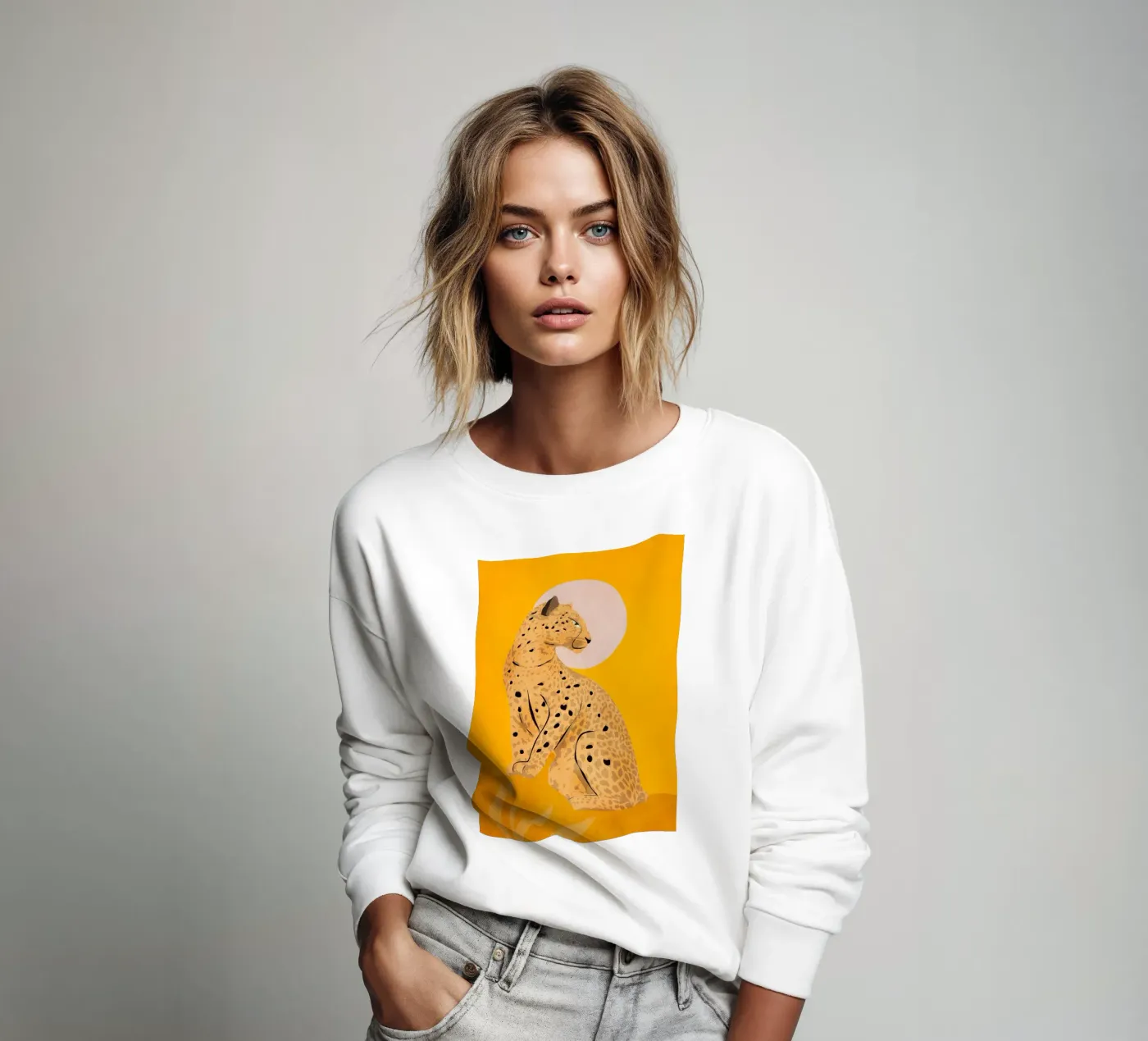 Leopard sweatshirt by ThingDesign