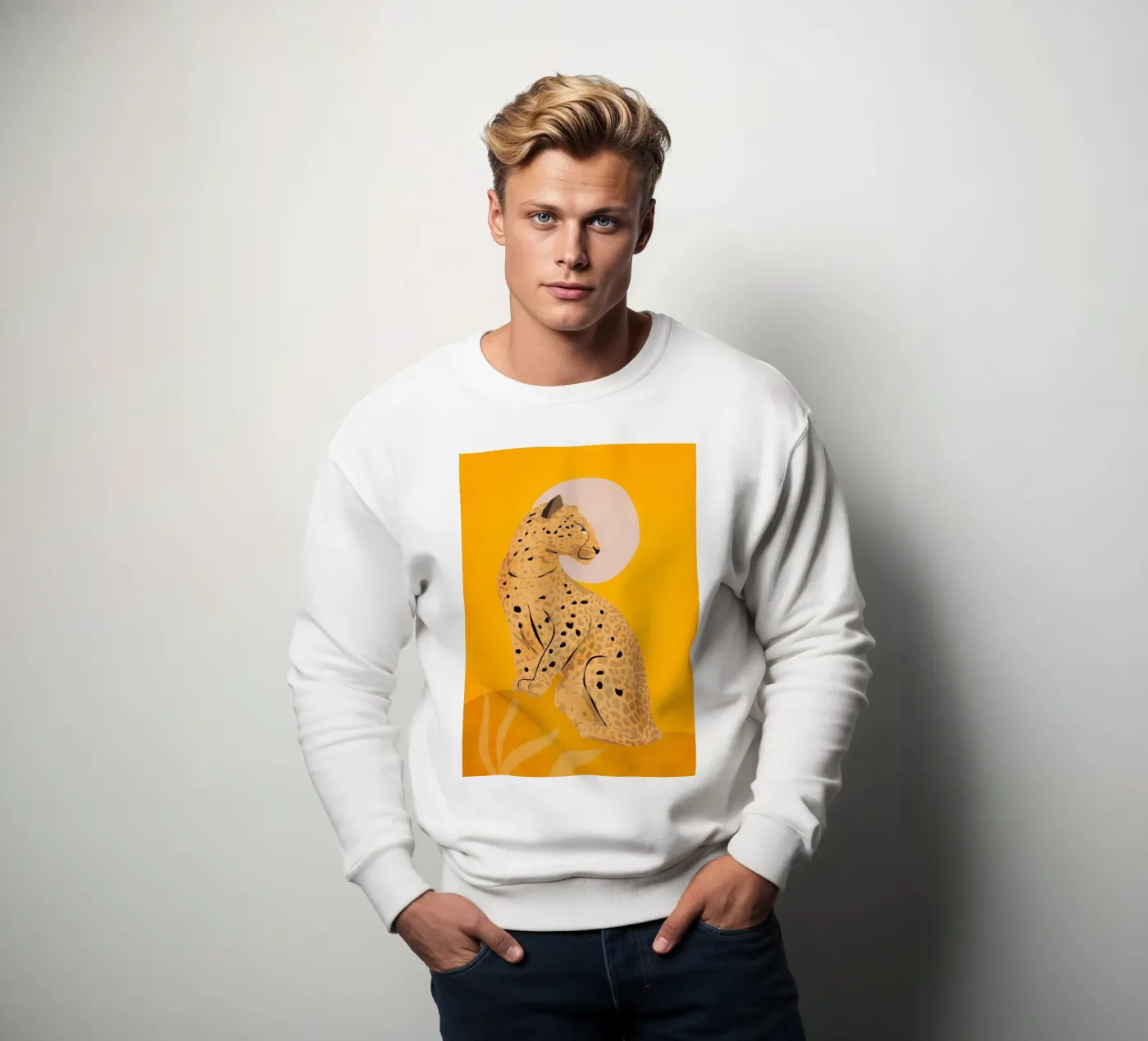 Leopard sweatshirt by ThingDesign