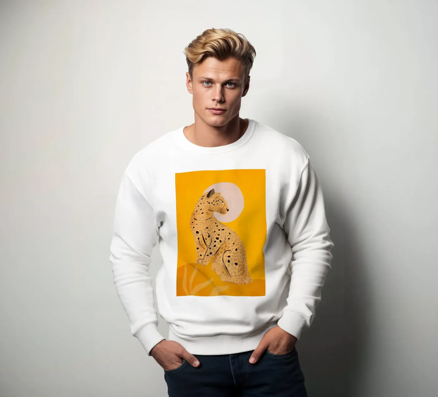 Leopard sweatshirt by ThingDesign