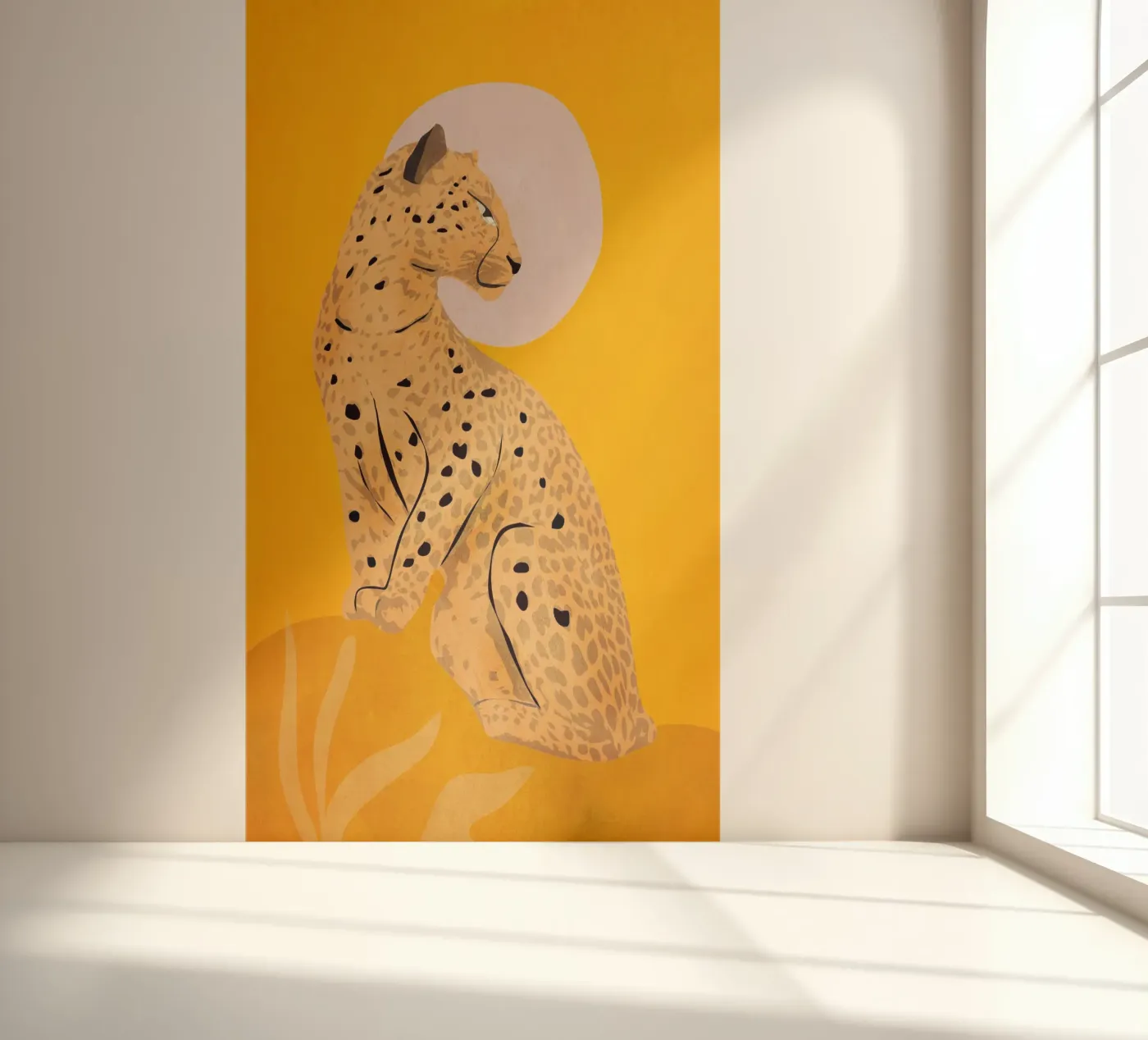 Leopard fotobehang van ThingDesign