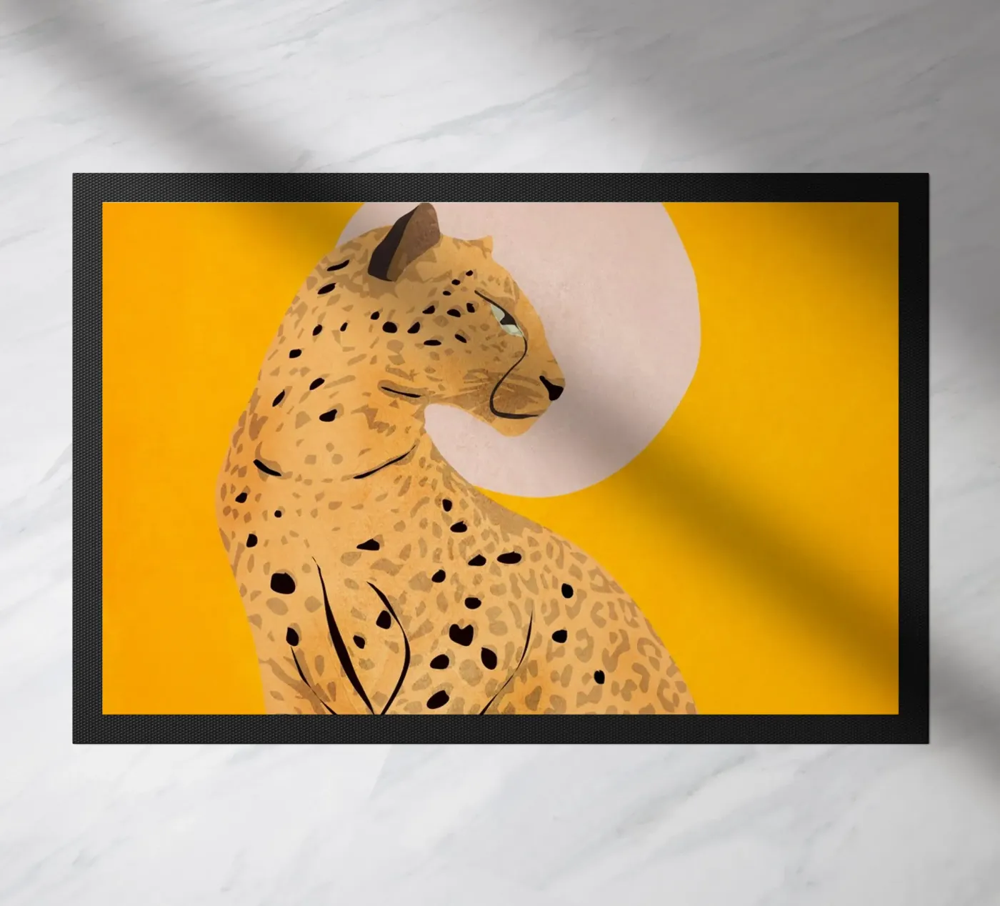 Luipaard deurmat van ThingDesign