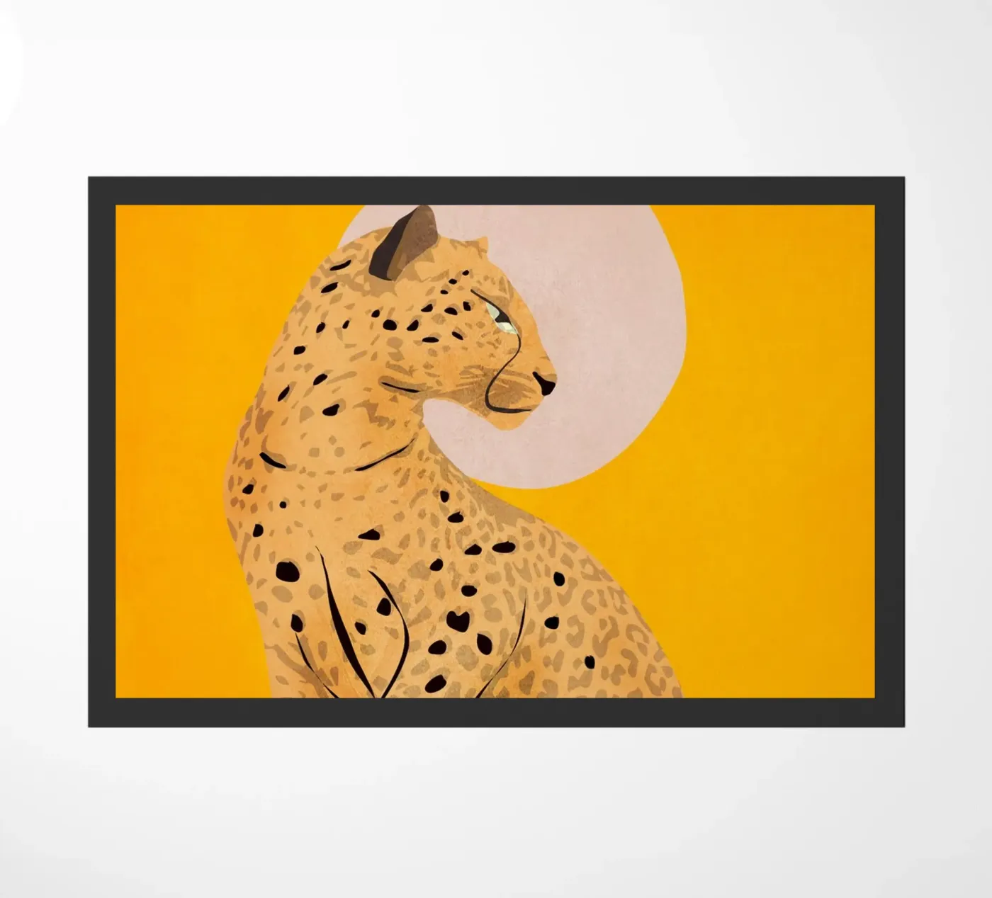 Luipaard deurmat van ThingDesign
