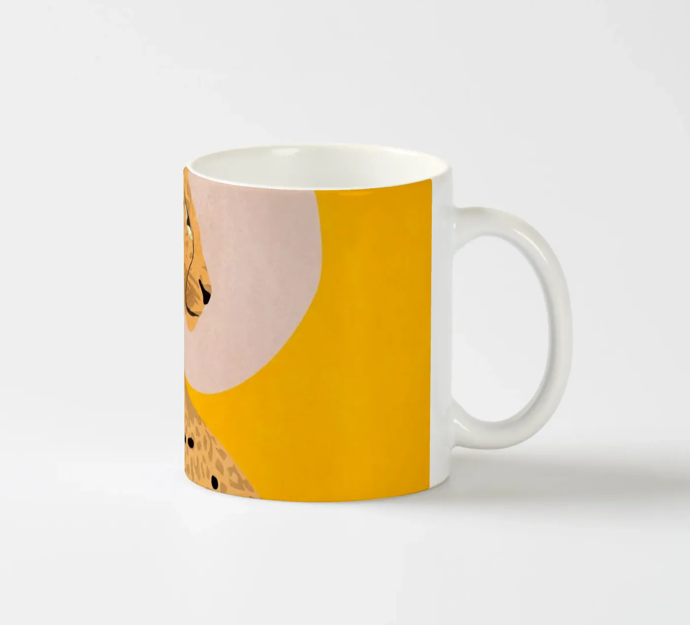 Leopard ceramic mug by ThingDesign
