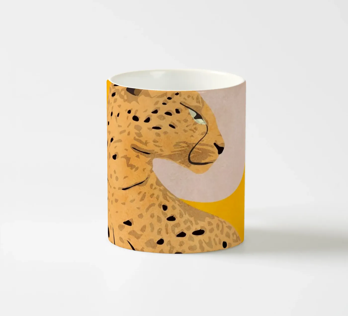 Leopard ceramic mug by ThingDesign