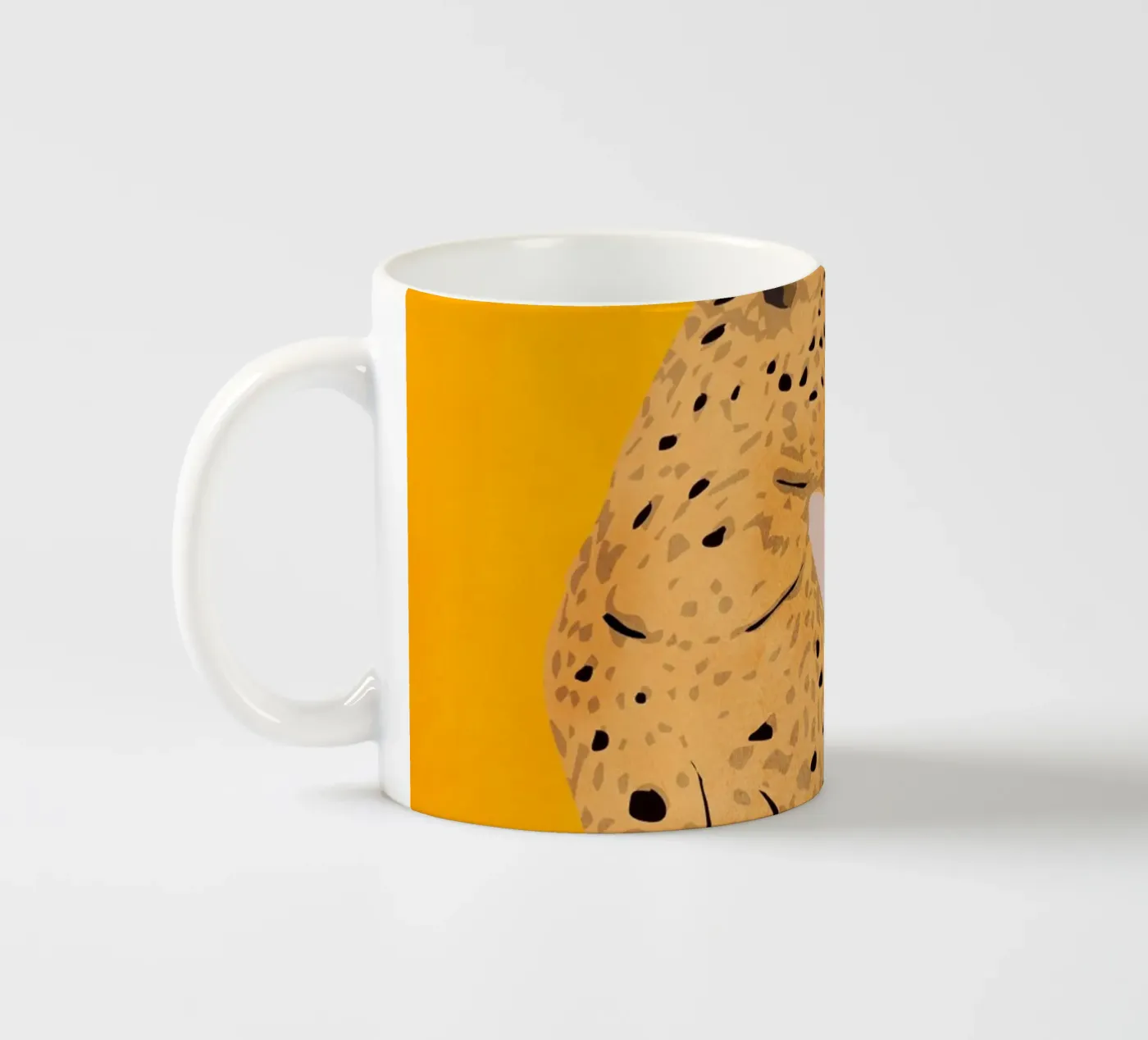 Leopard ceramic mug by ThingDesign