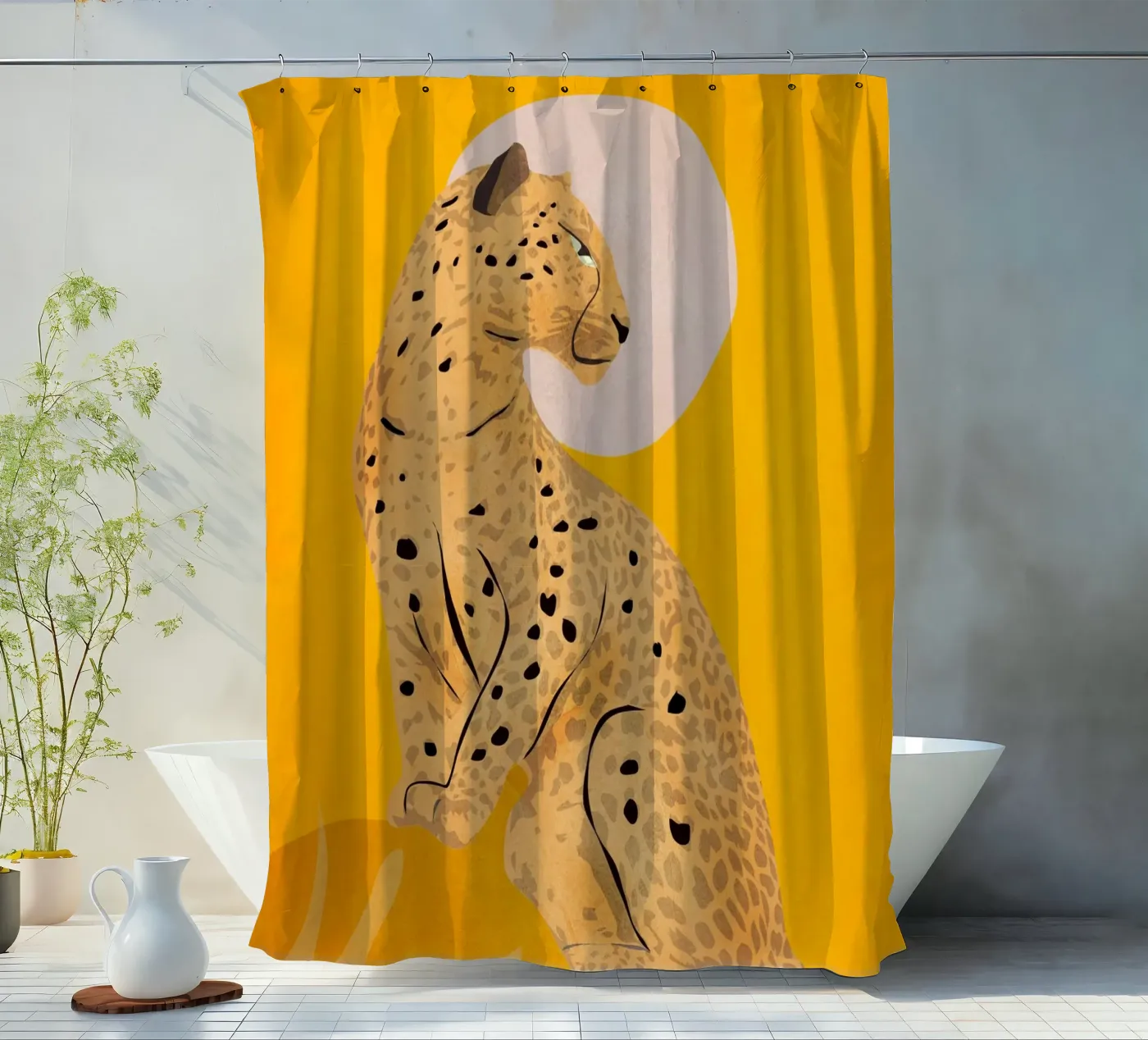 Leopard Duschvorhang von ThingDesign