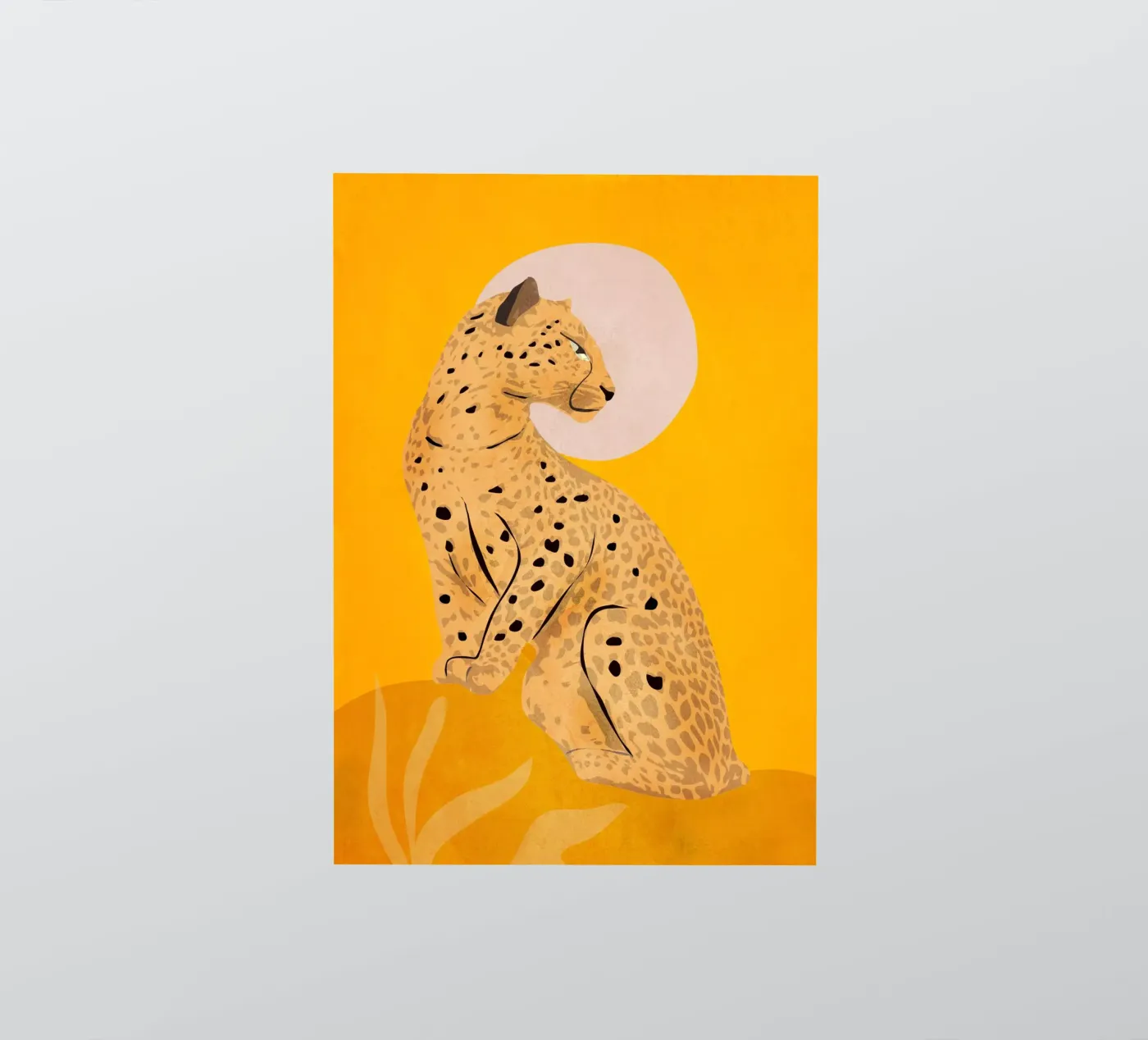 Luipaard sticker van ThingDesign