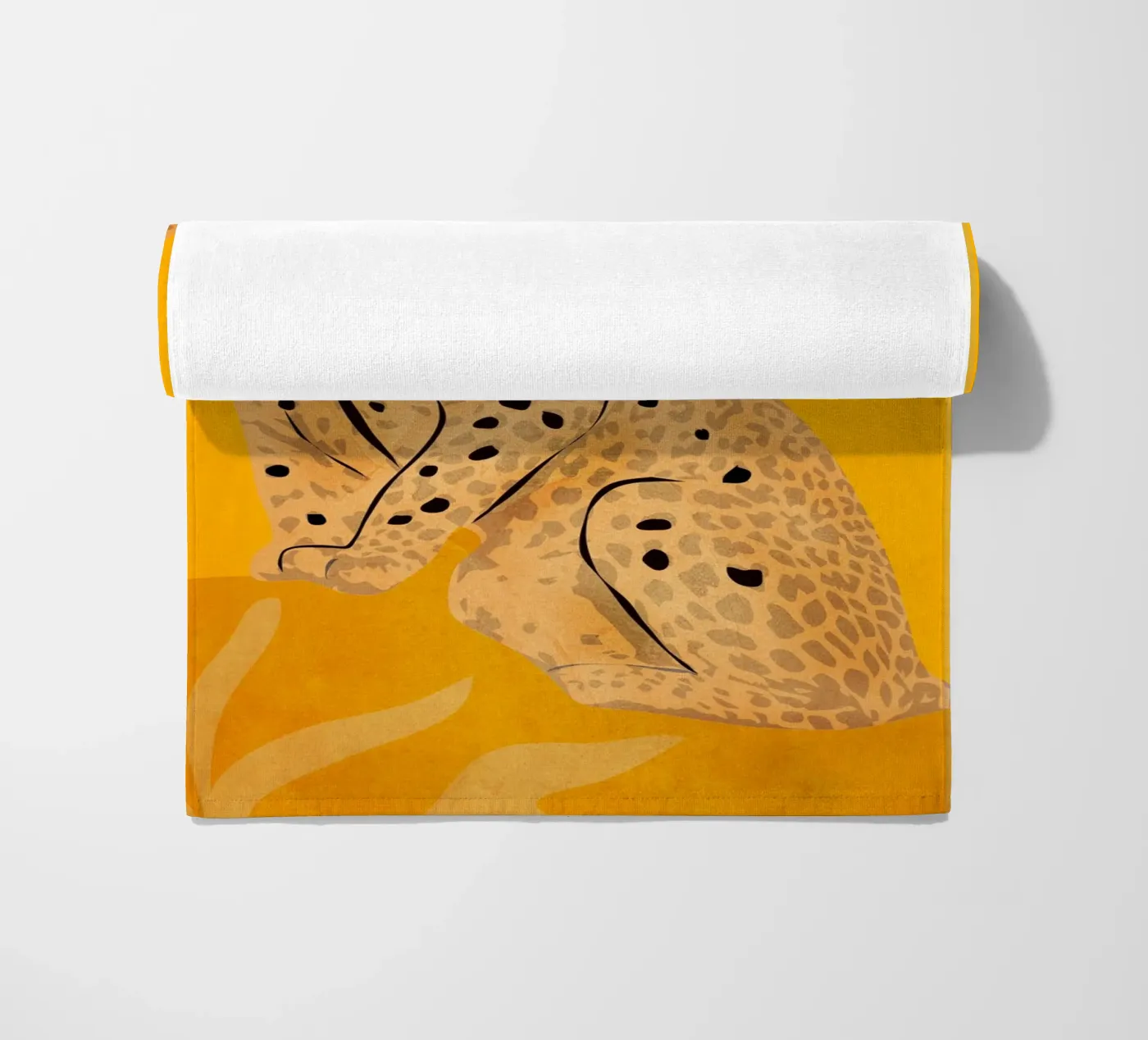 Leopard beach towel by ThingDesign