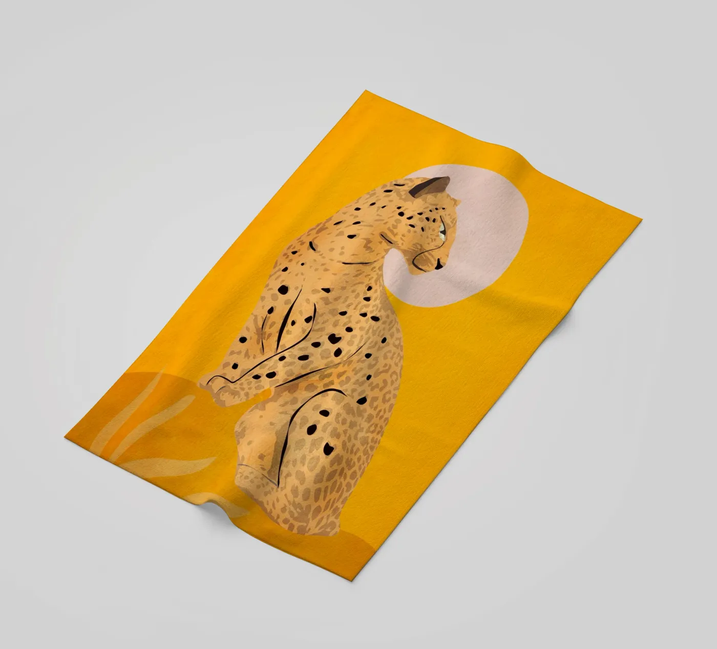 Leopard beach towel by ThingDesign