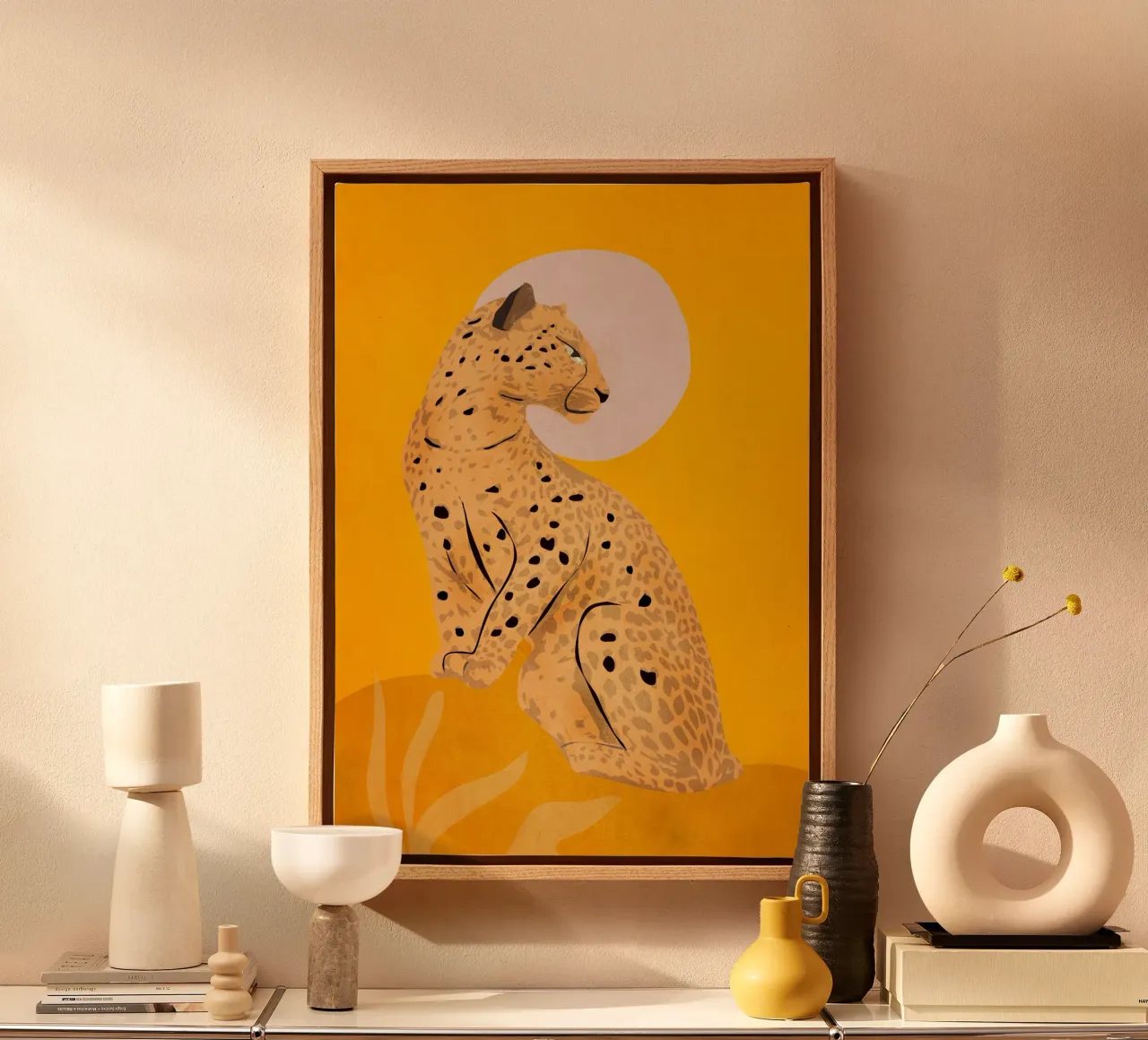 Leopard canvas by ThingDesign