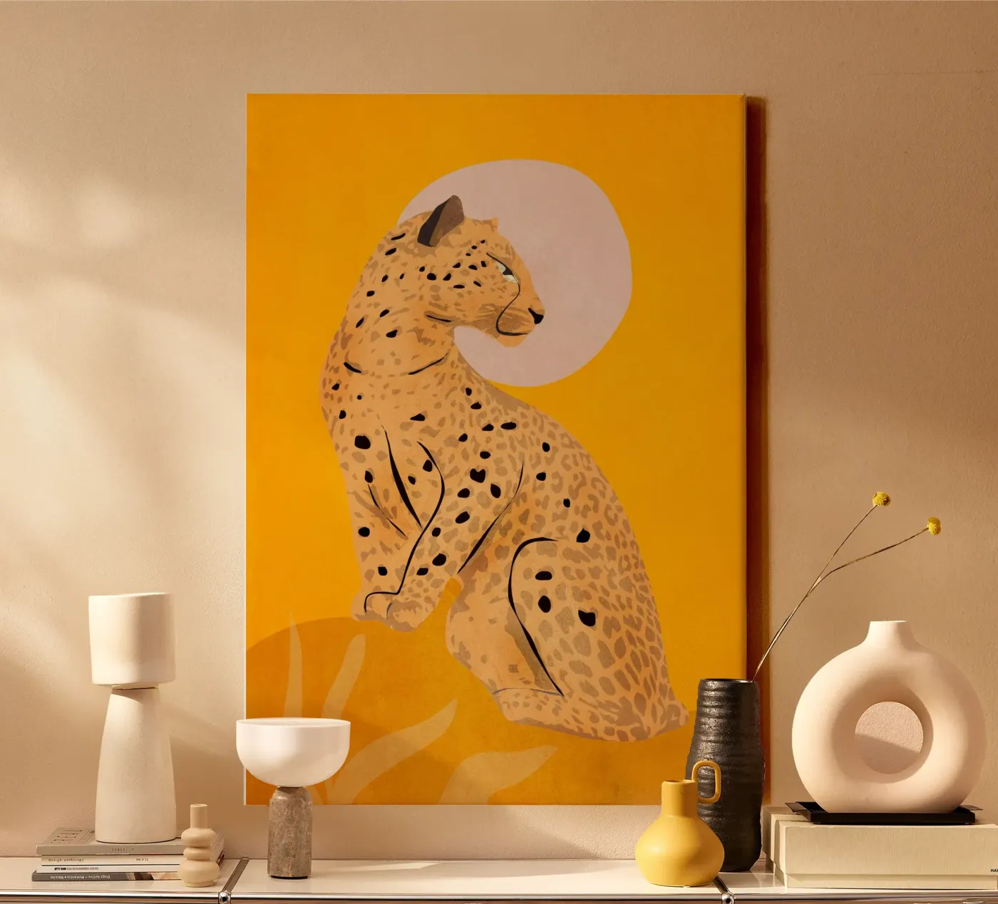 Luipaard canvas van ThingDesign