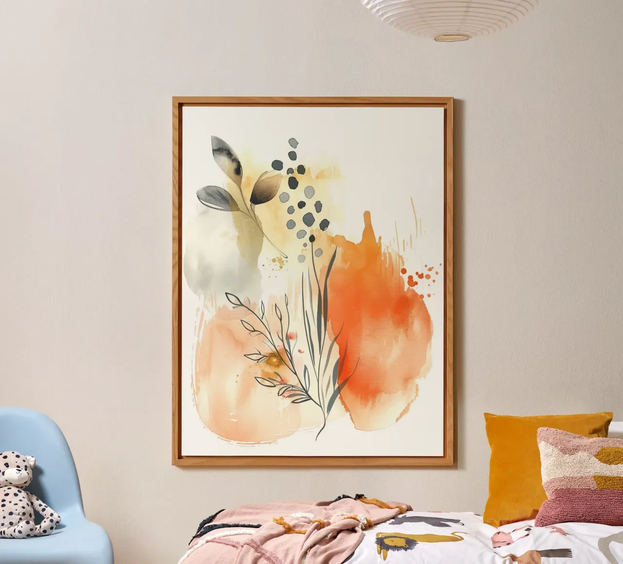 Boho Astratto 9a pannello forex da Yaso Design Boho & Botanic