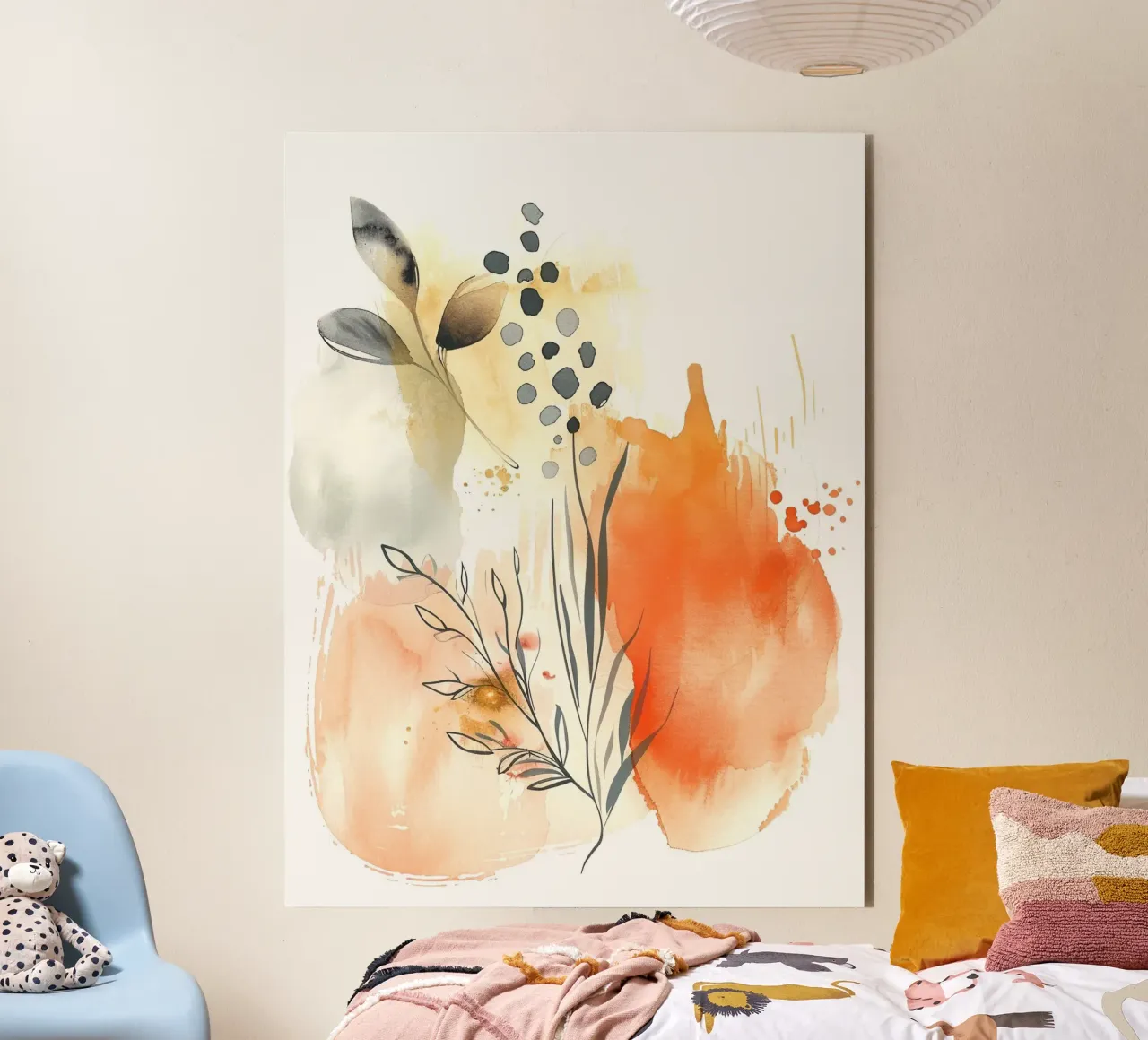 Boho Astratto 9a pannello forex da Yaso Design Boho & Botanic