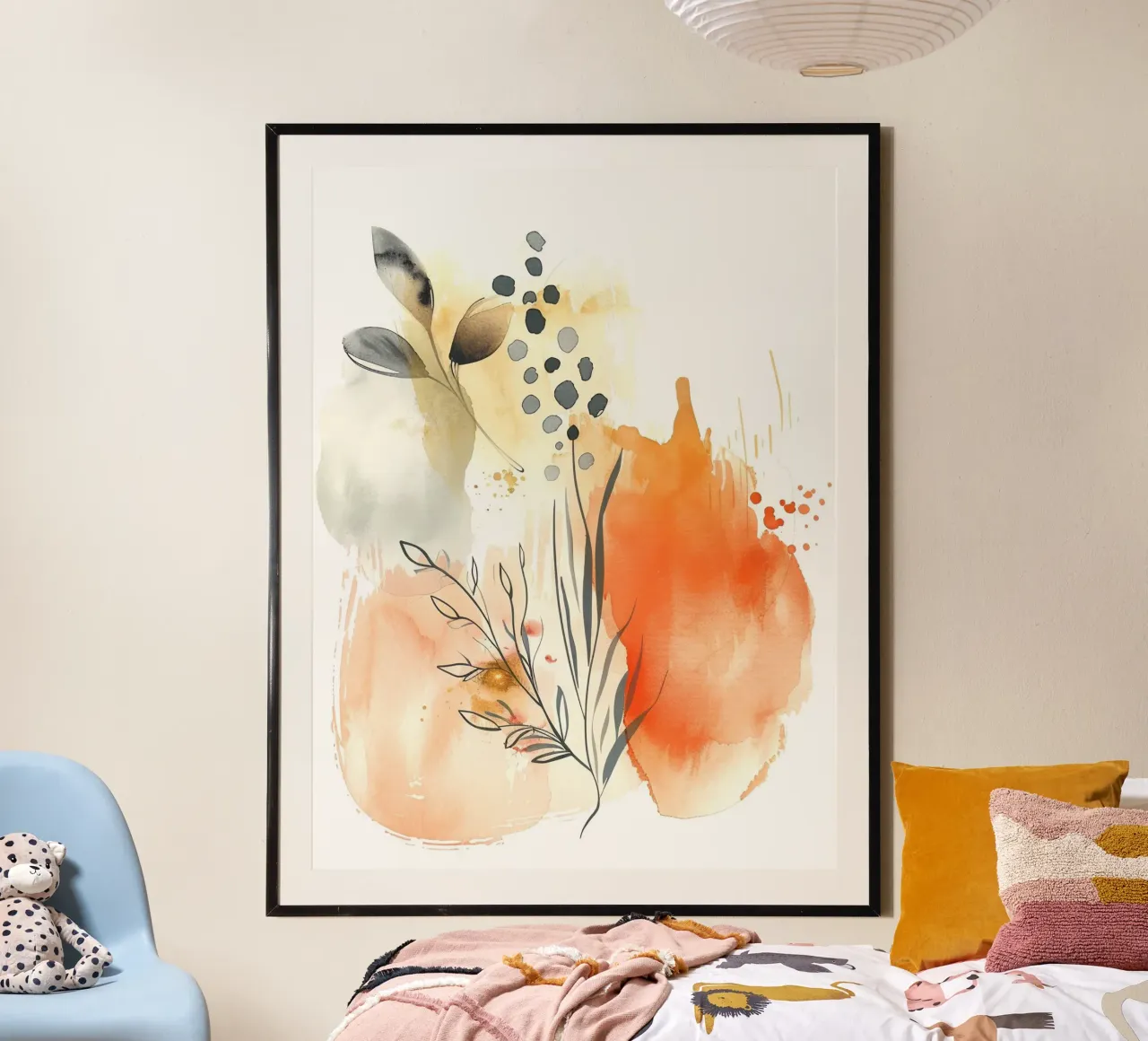 Boho Astratto 9a poster da Yaso Design Boho & Botanic