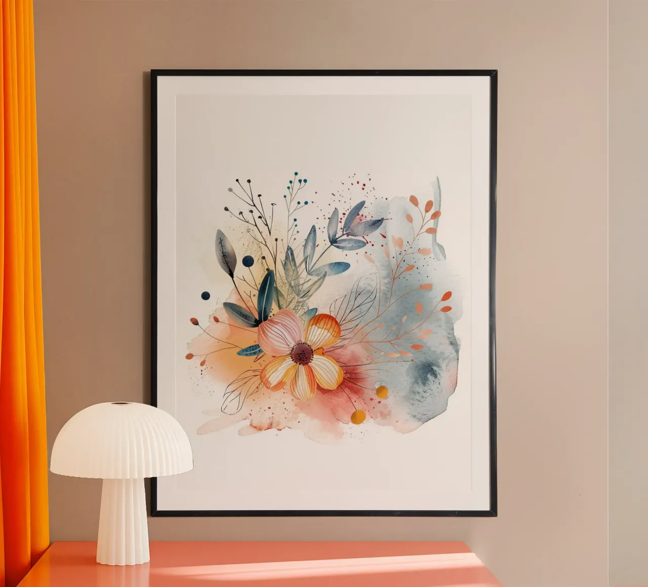 Boho Astratto 10a poster da Yaso Design Boho & Botanic