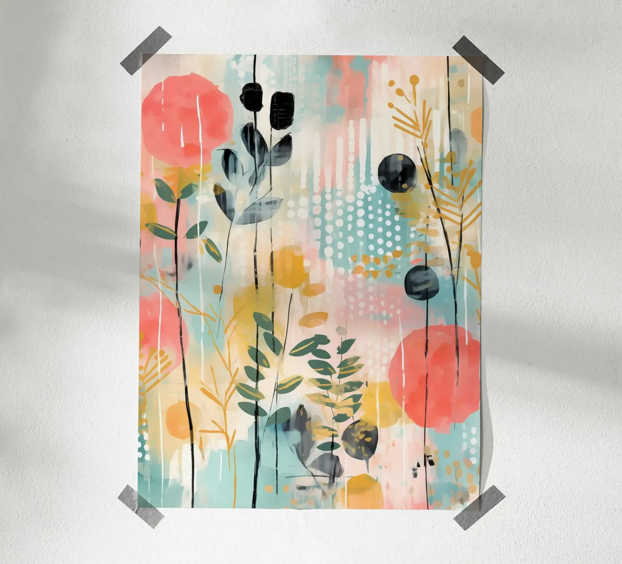 Boho Astratto 12a poster da Yaso Design Boho & Botanic