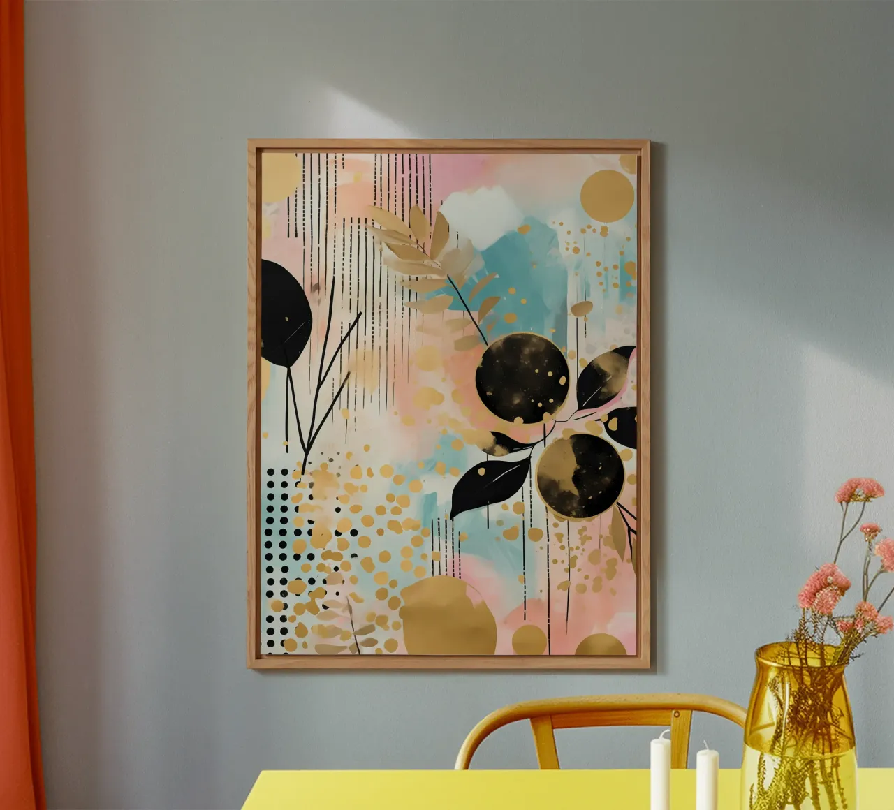 Boho Abstract 13a alluminio dibond da Yaso Design Boho & Botanic