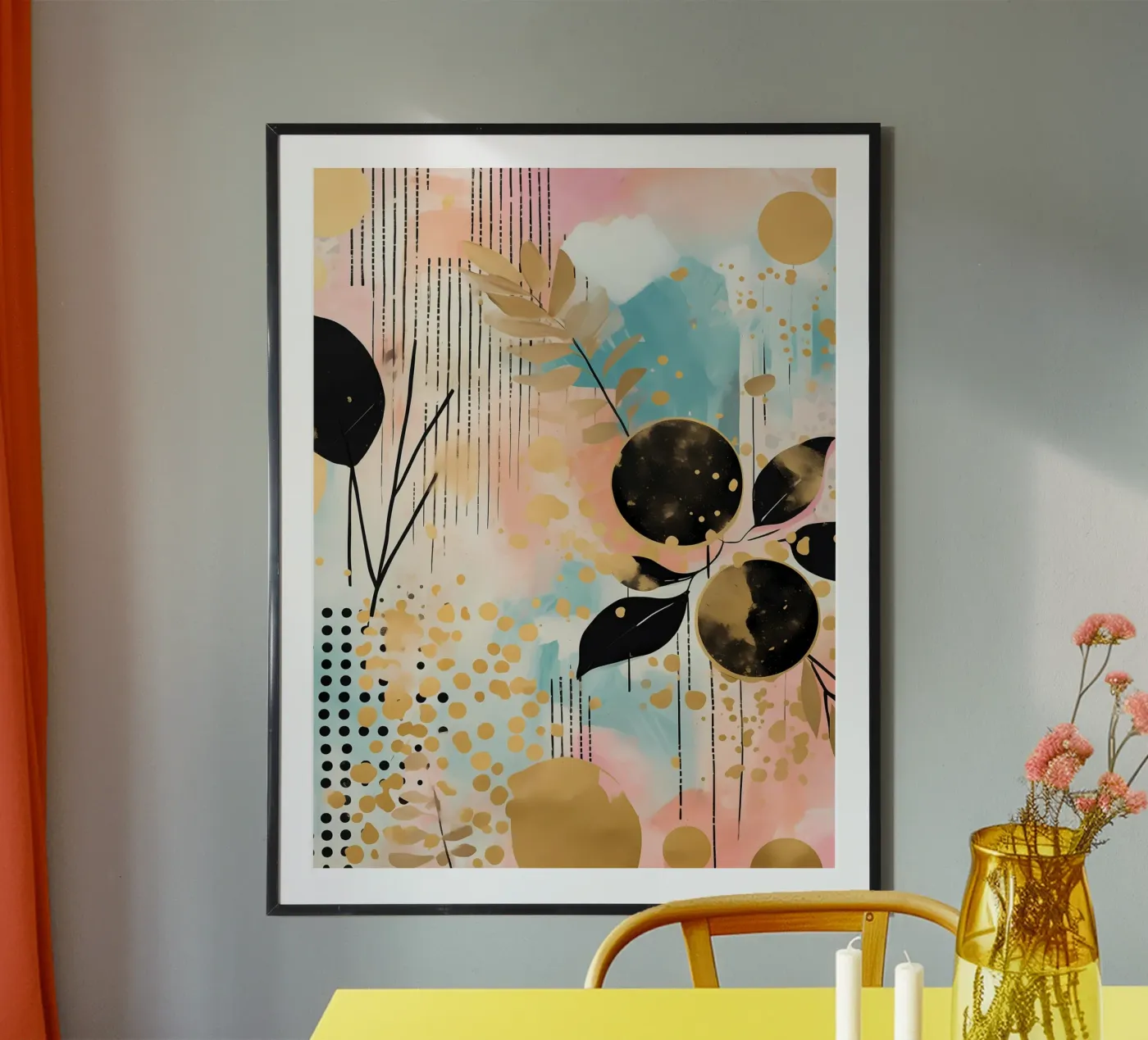 Boho Abstract 13a poster da Yaso Design Boho & Botanic