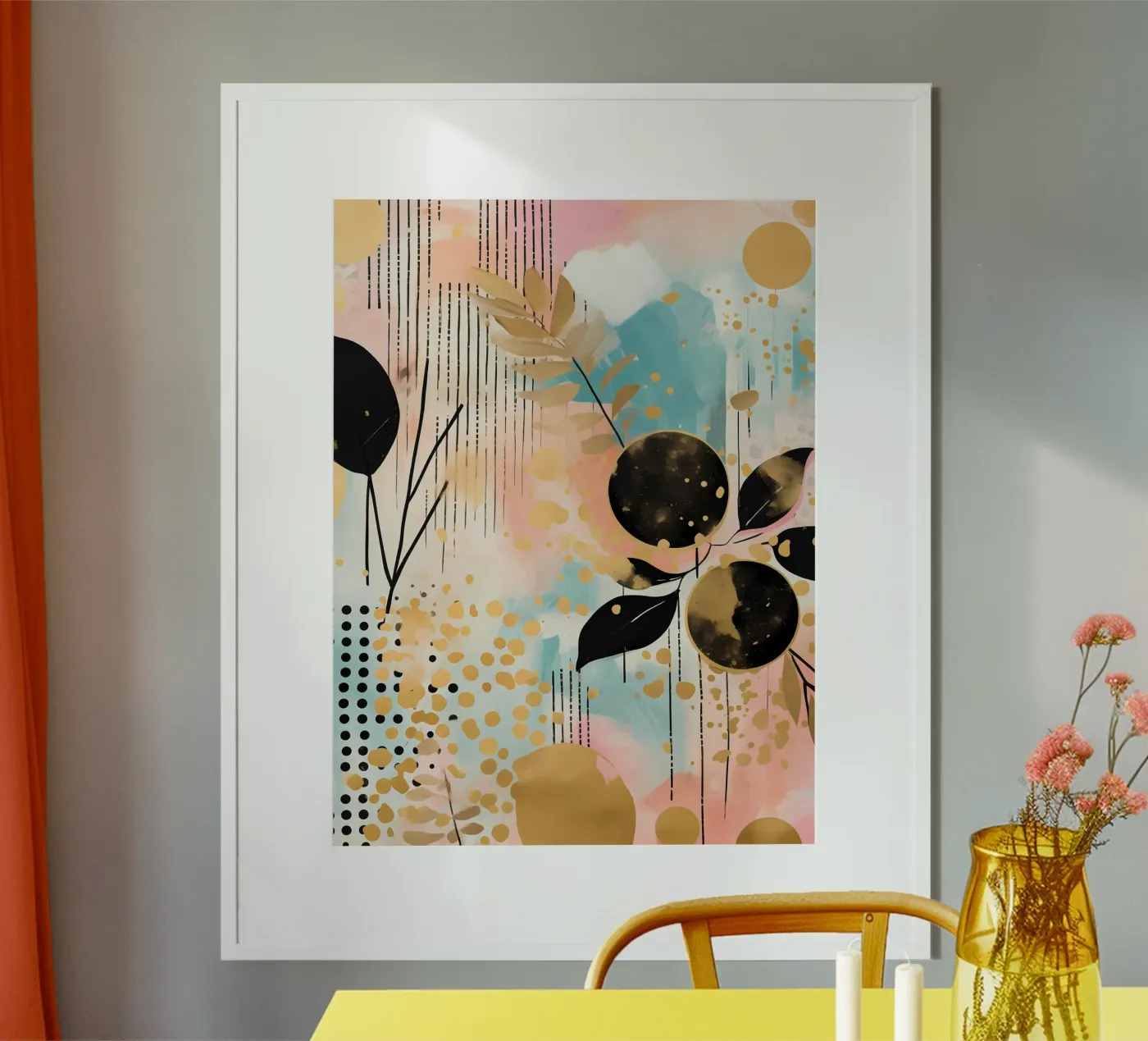 Boho Abstract 13a poster da Yaso Design Boho & Botanic