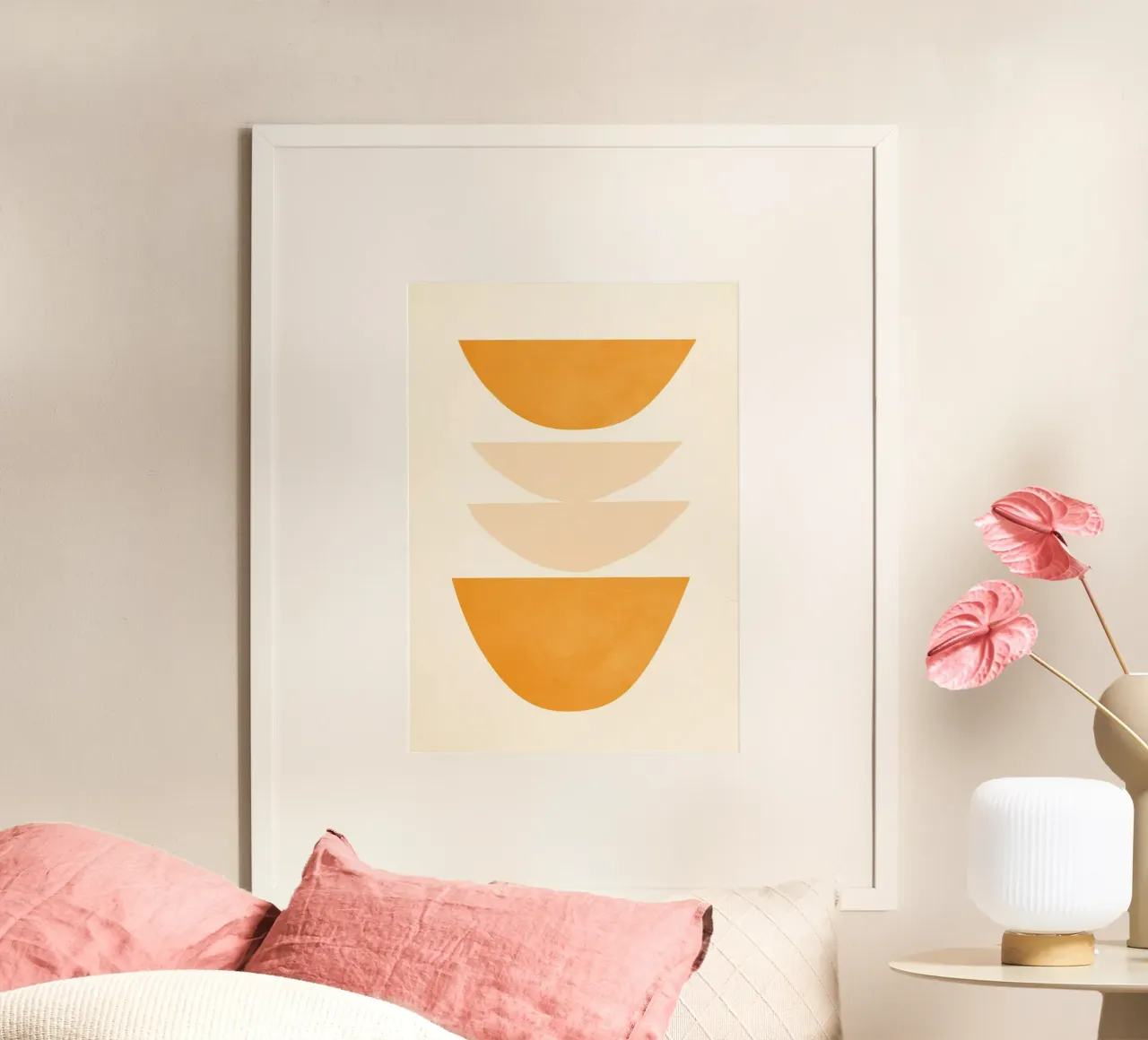 Forme astratte 36 poster con telaio in legno da ThingDesign