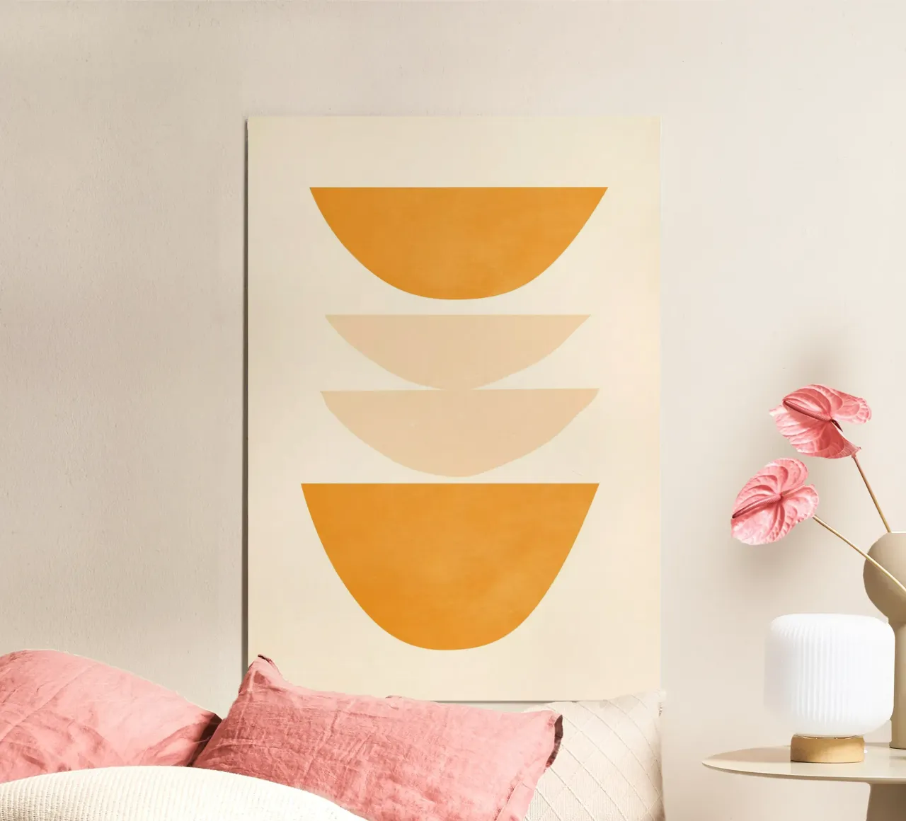 Forme astratte 36 poster con telaio in legno da ThingDesign