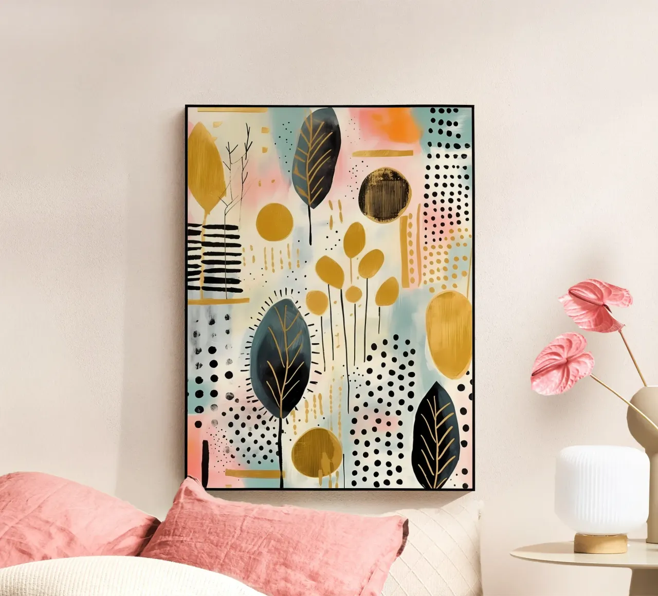 Boho Abstract 16a plexiglass da Yaso Design Boho & Botanic