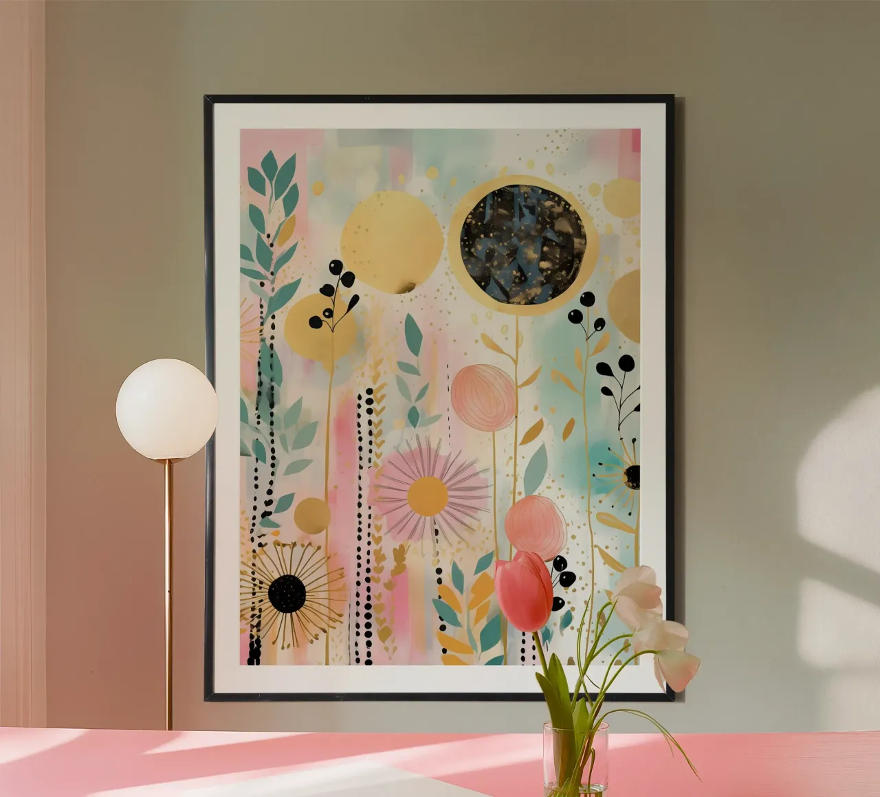 Boho Astratto 17a poster da Yaso Design Boho & Botanic