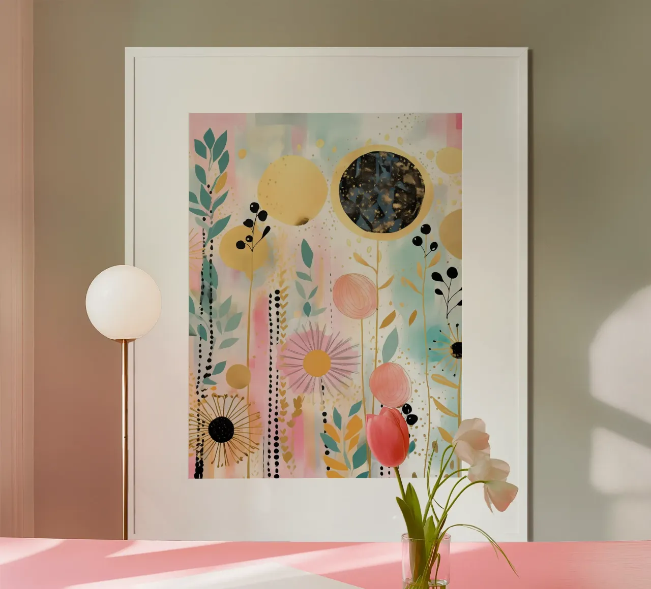 Boho Astratto 17a poster da Yaso Design Boho & Botanic