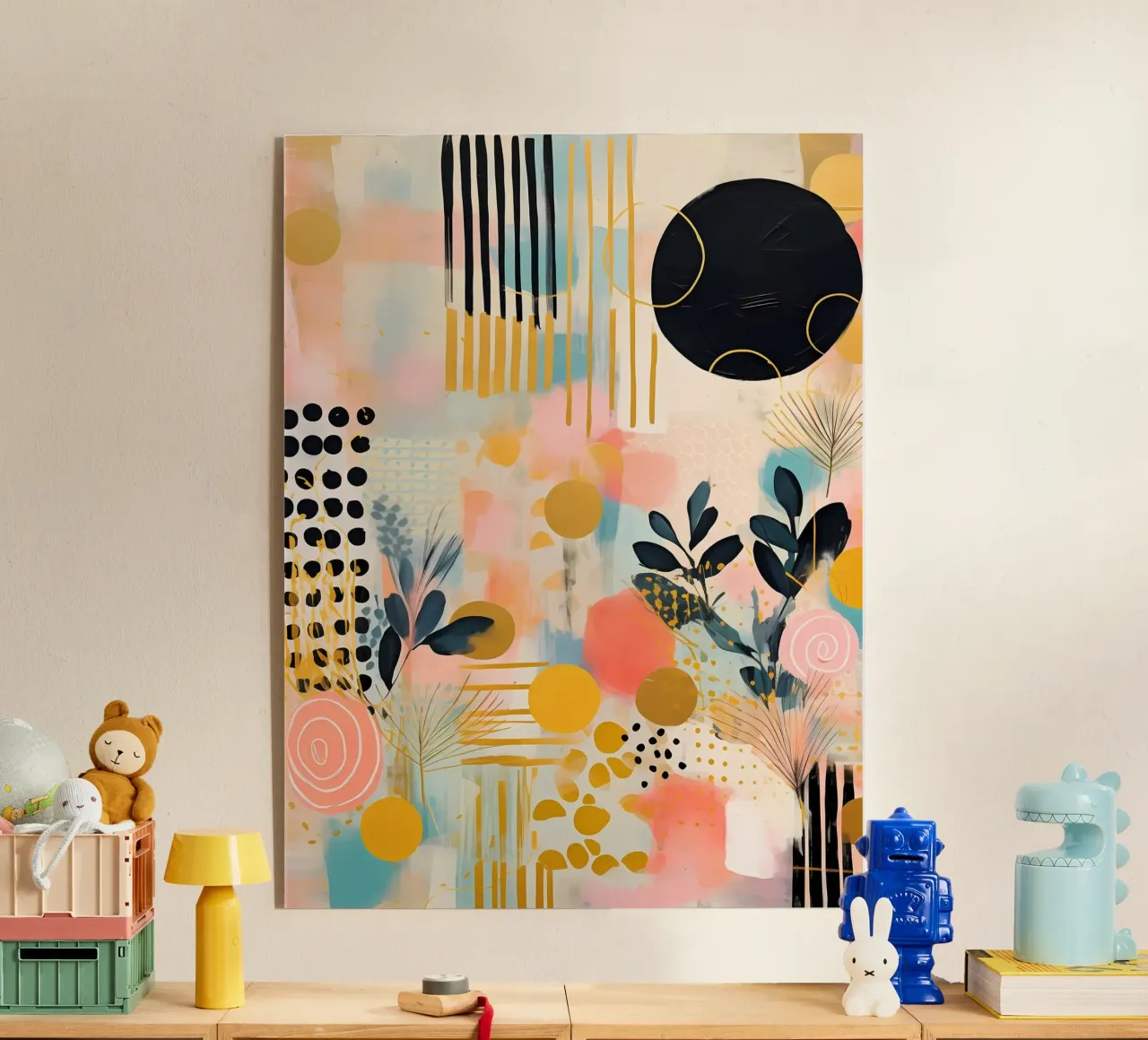 Boho Abstract 18a plexiglass da Yaso Design Boho & Botanic