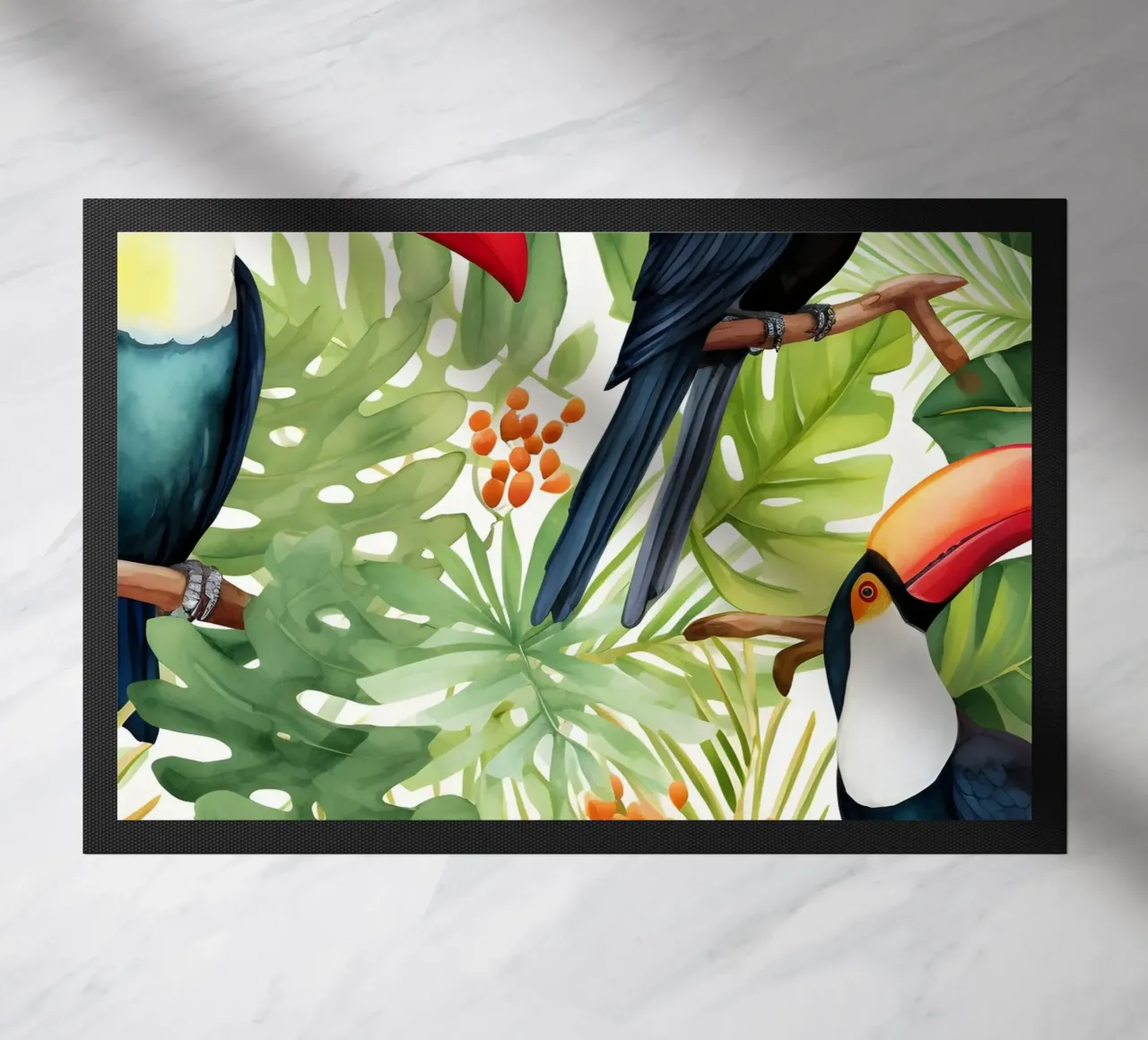 Modello tropicale 1 zerbino da Yaso Design Boho & Botanic