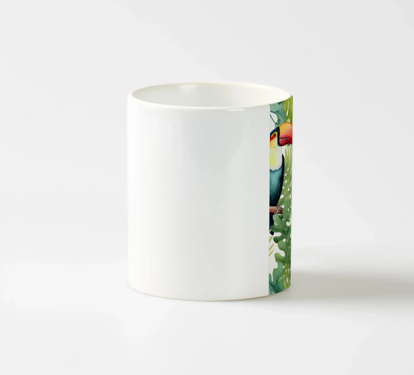 Tropical Pattern 1 ceramic mug by Yaso Design Boho & Botanic