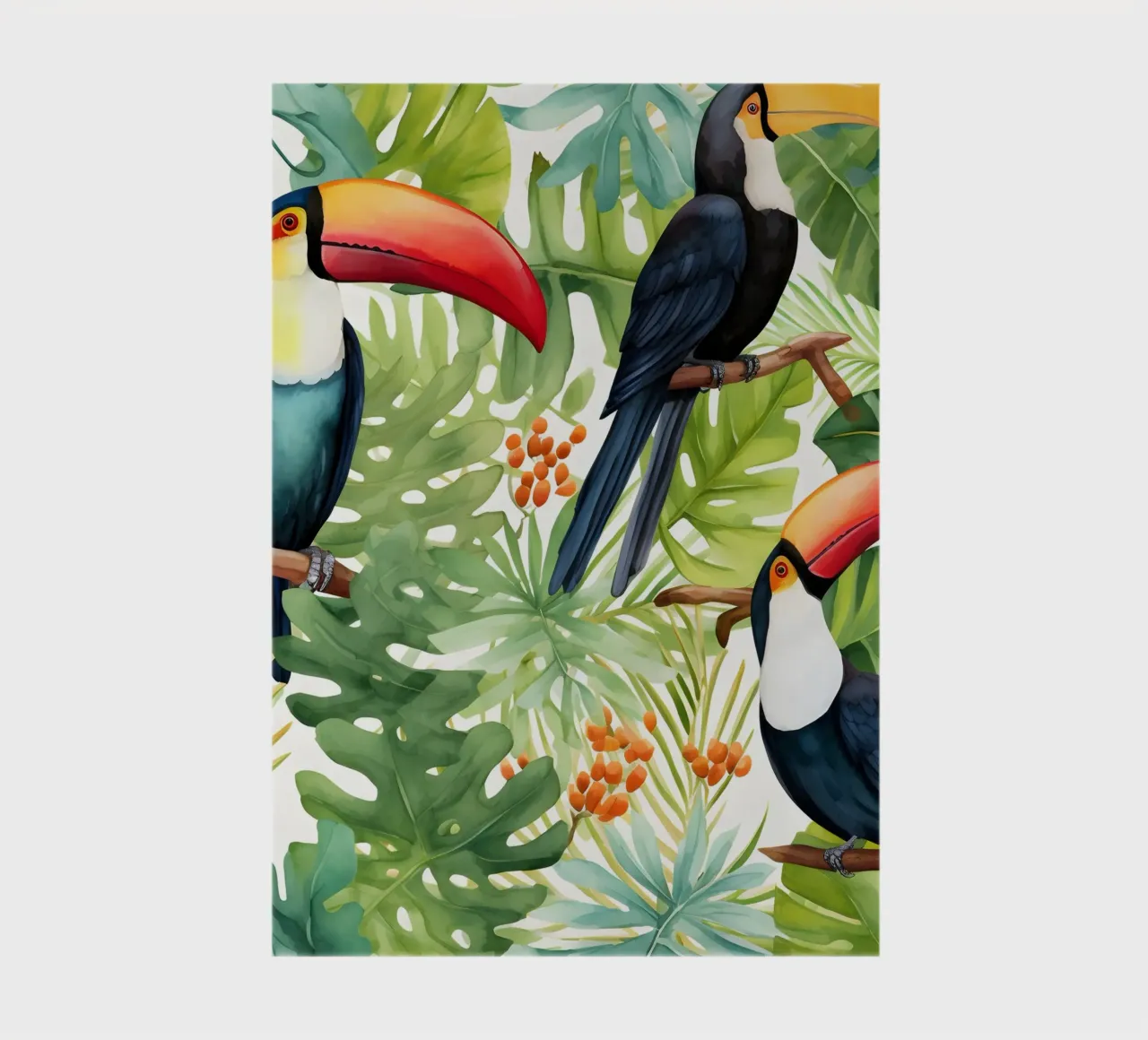 Tropical Pattern 1 notebook by Yaso Design Boho & Botanic