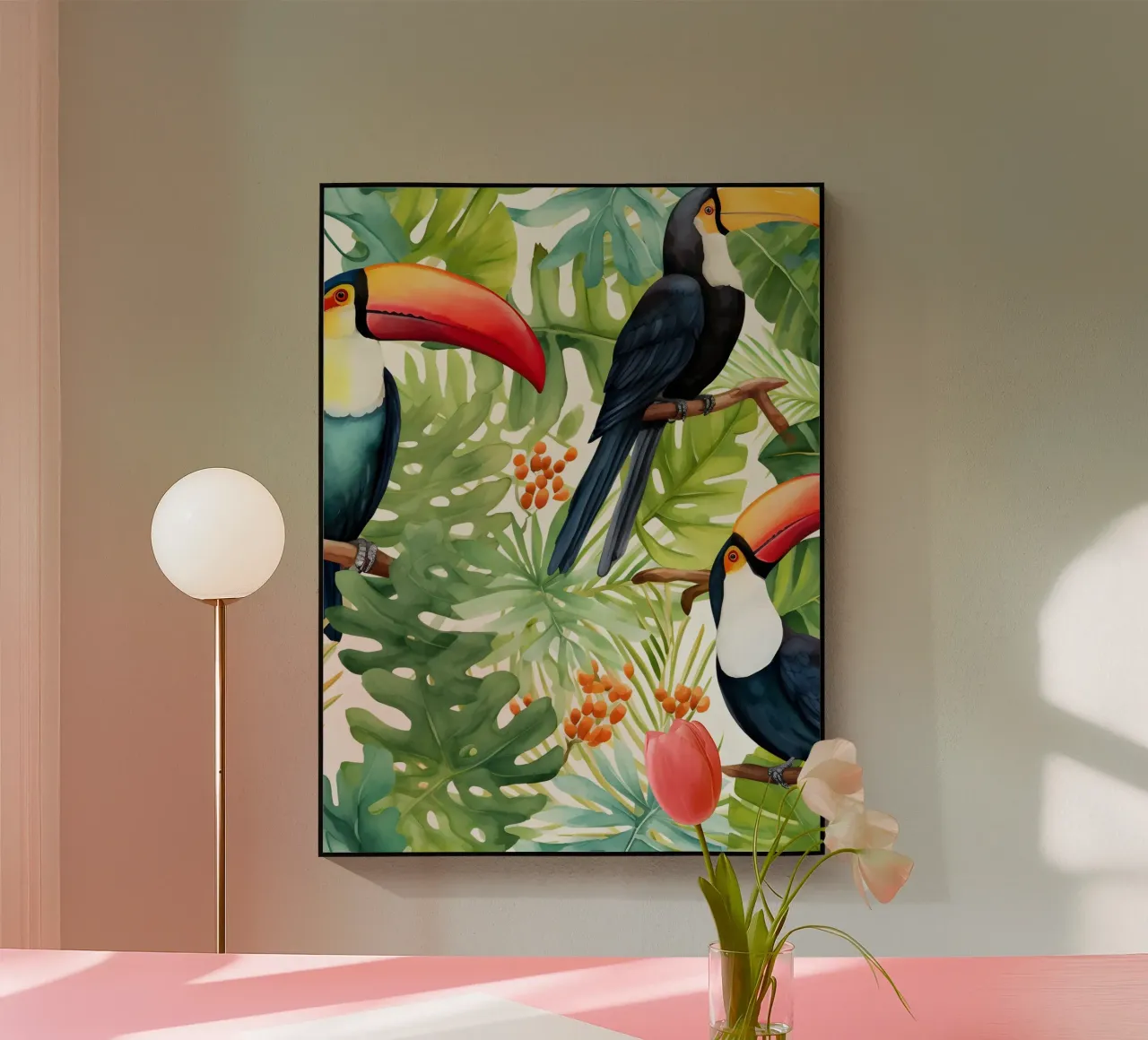 Modello tropicale 1 plexiglass da Yaso Design Boho & Botanic